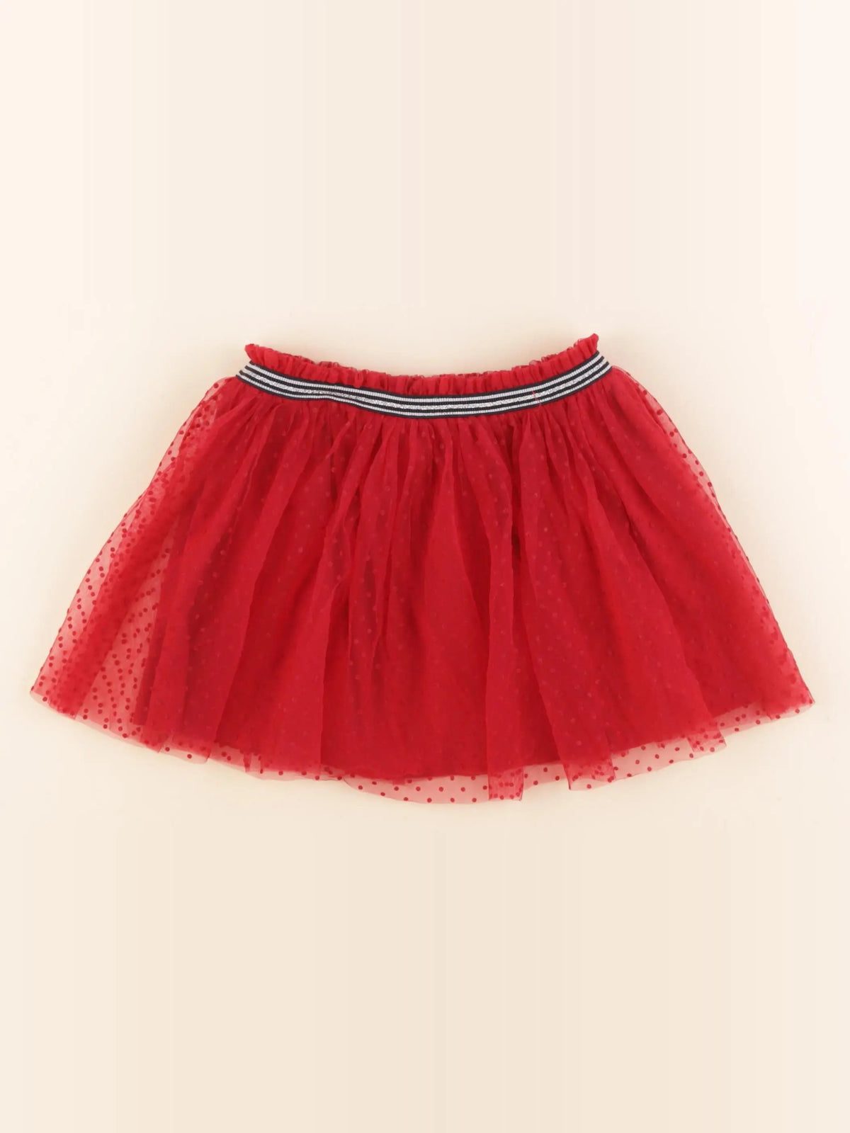Petit Bateau - jupe rouge - 6 ans