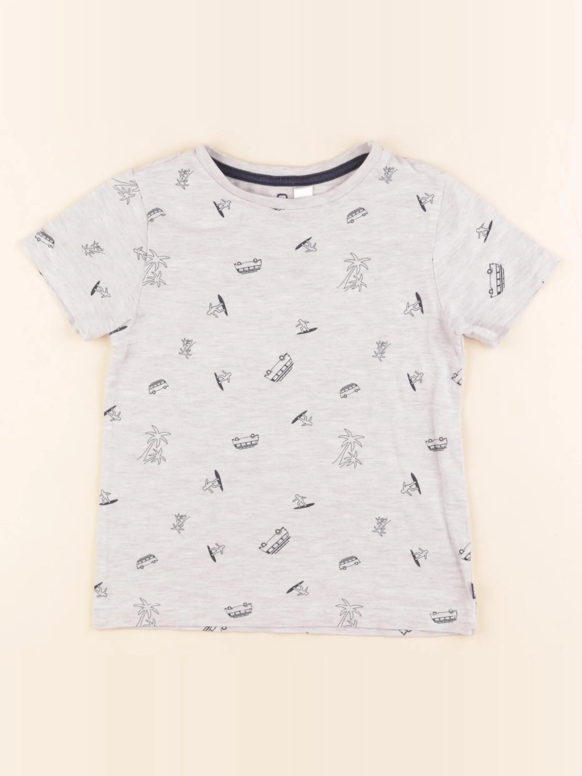 Okaidi - tee-shirt gris - 3 ans