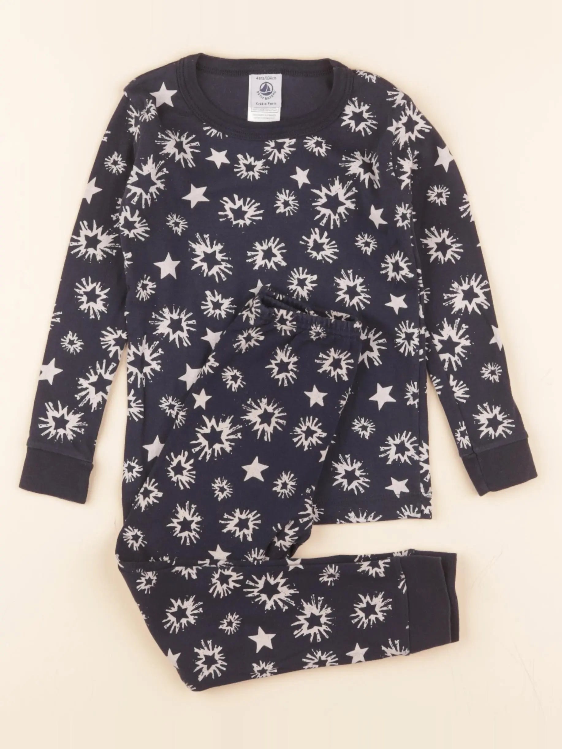 Pyjama coton bleu