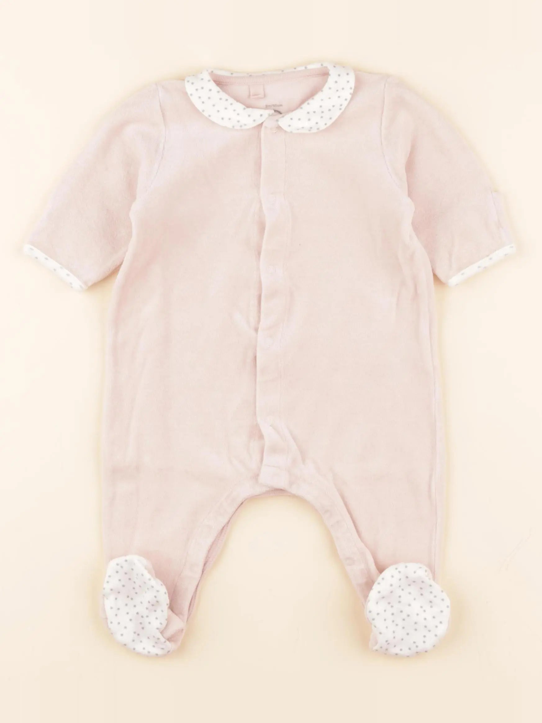 Pyjama velours rose