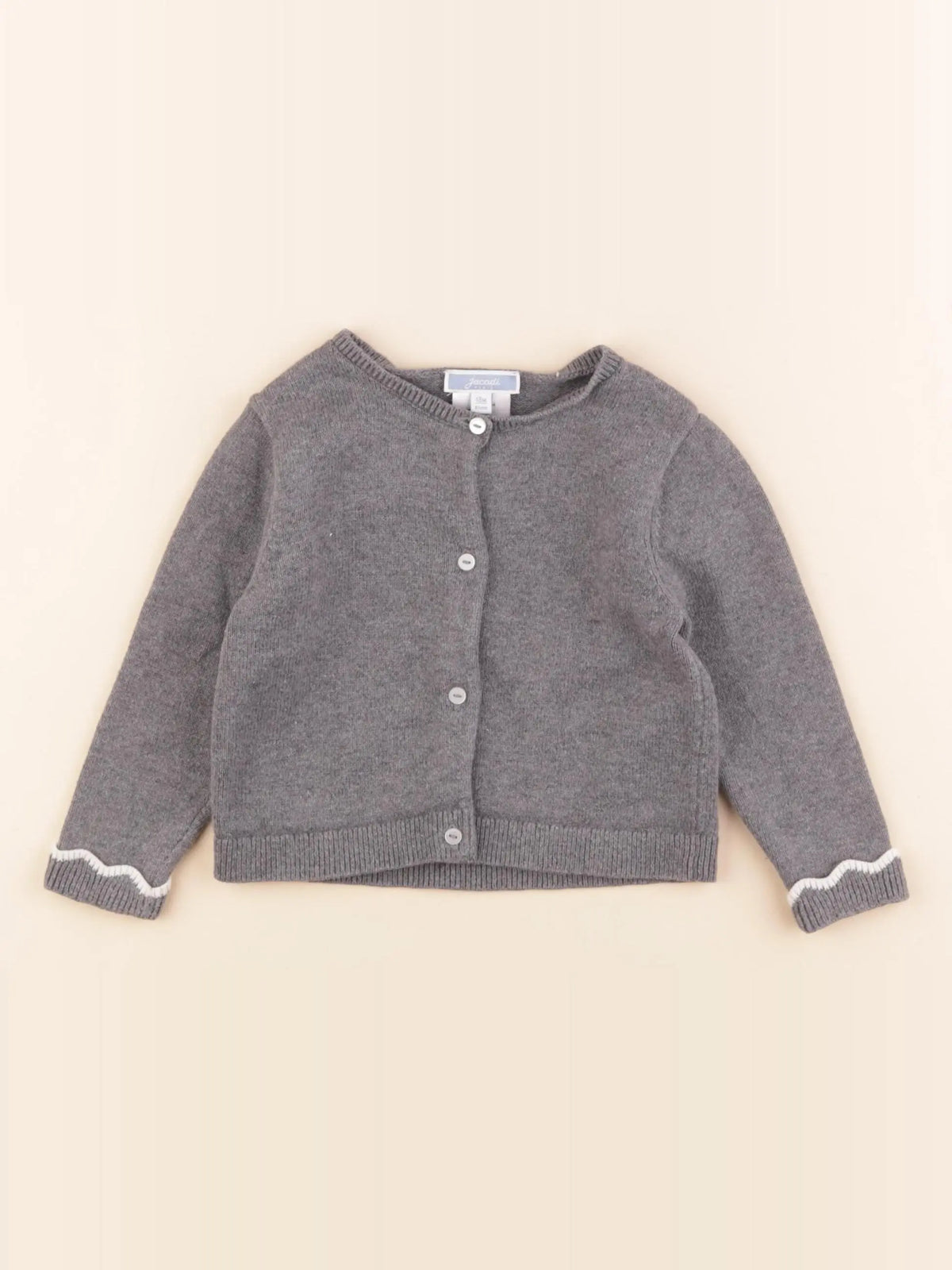 Jacadi - gilet gris - 18 mois