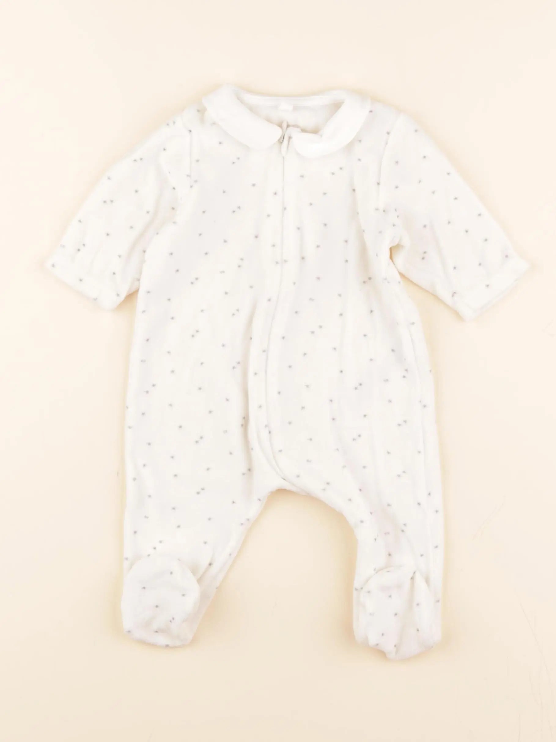 Pyjama velours blanc