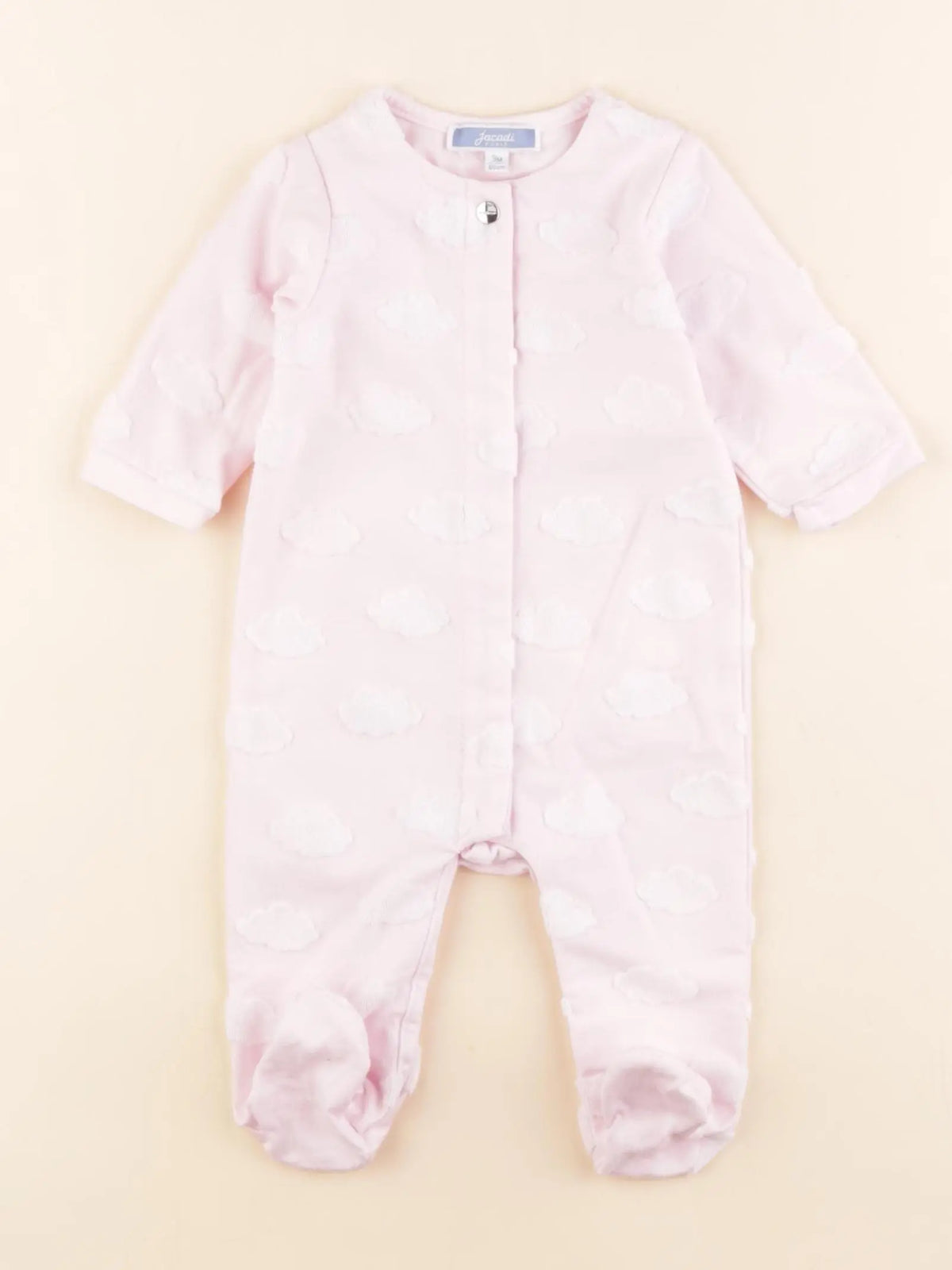 Jacadi - pyjama coton rose - 3 mois
