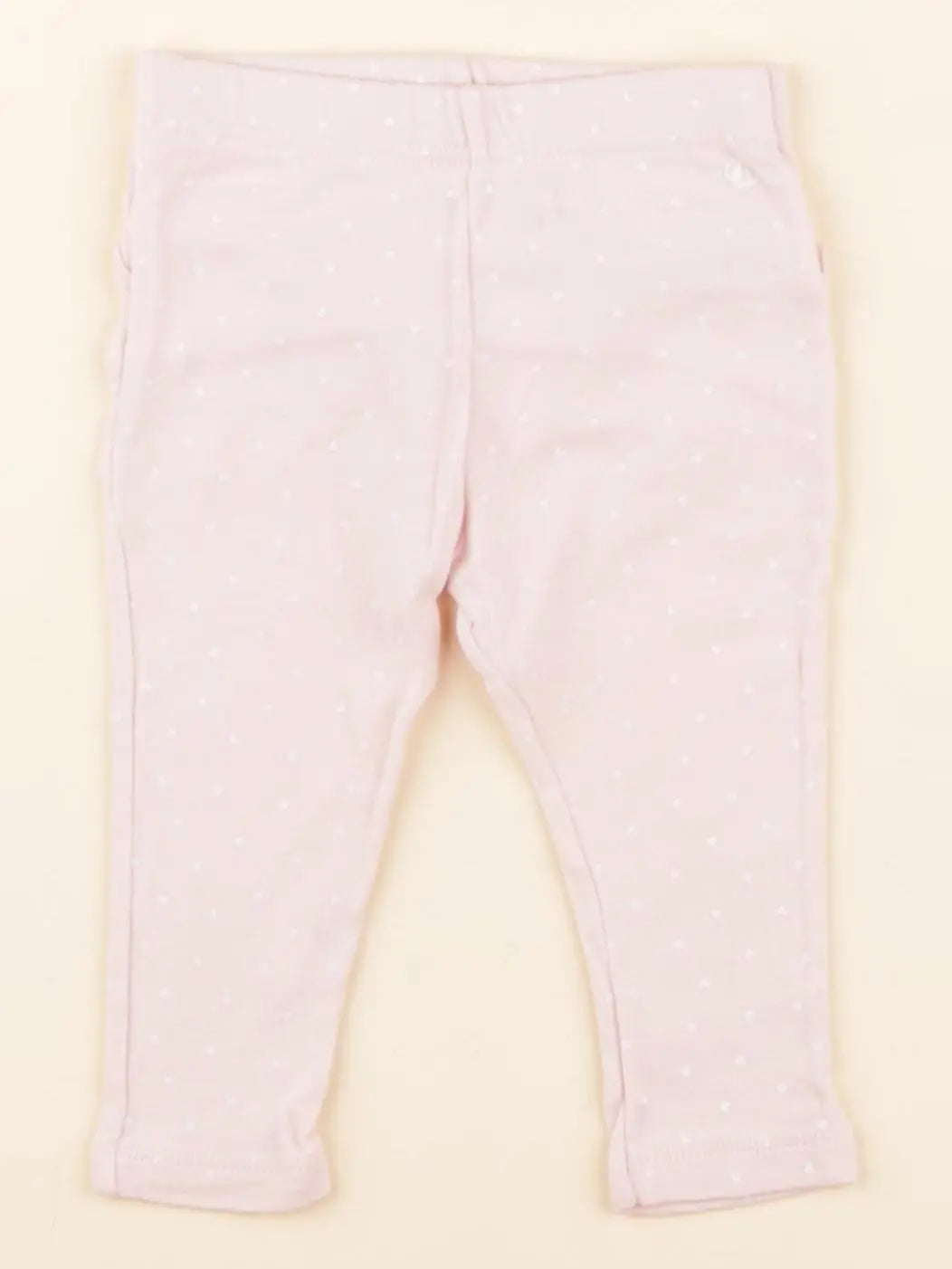 Legging volants au dos rose