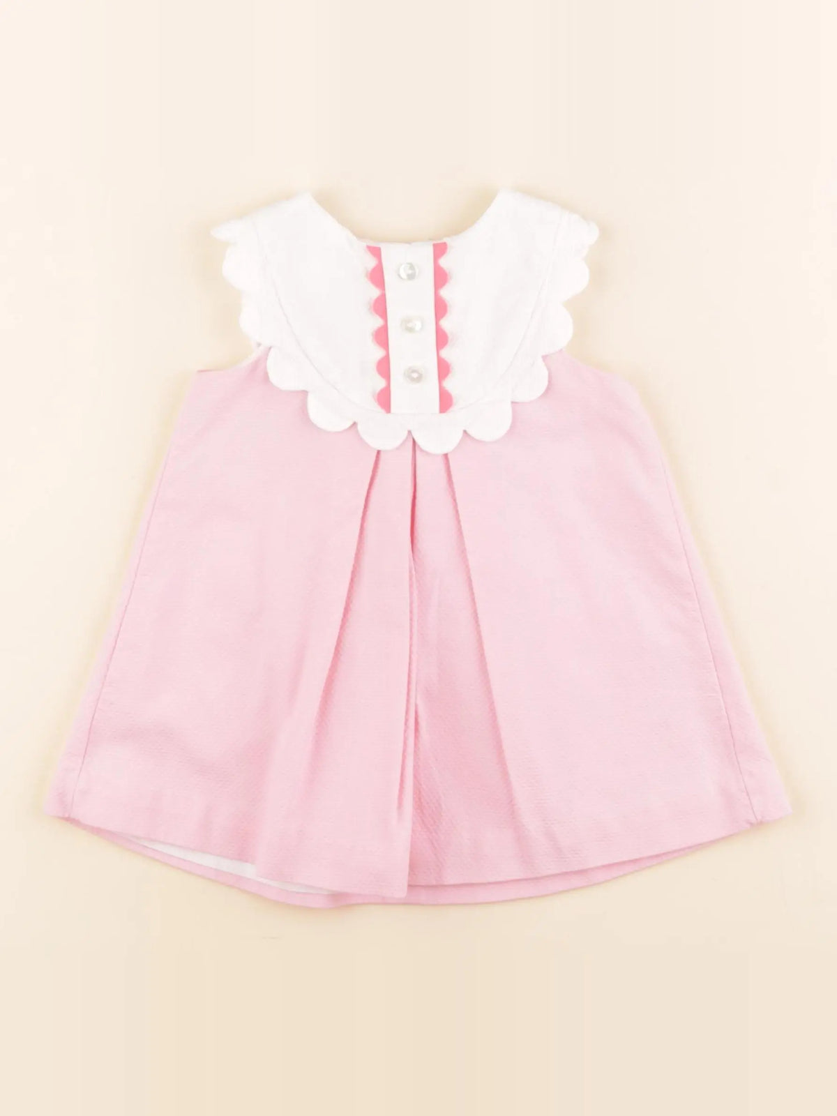 Jacadi - robe rose - 12 mois