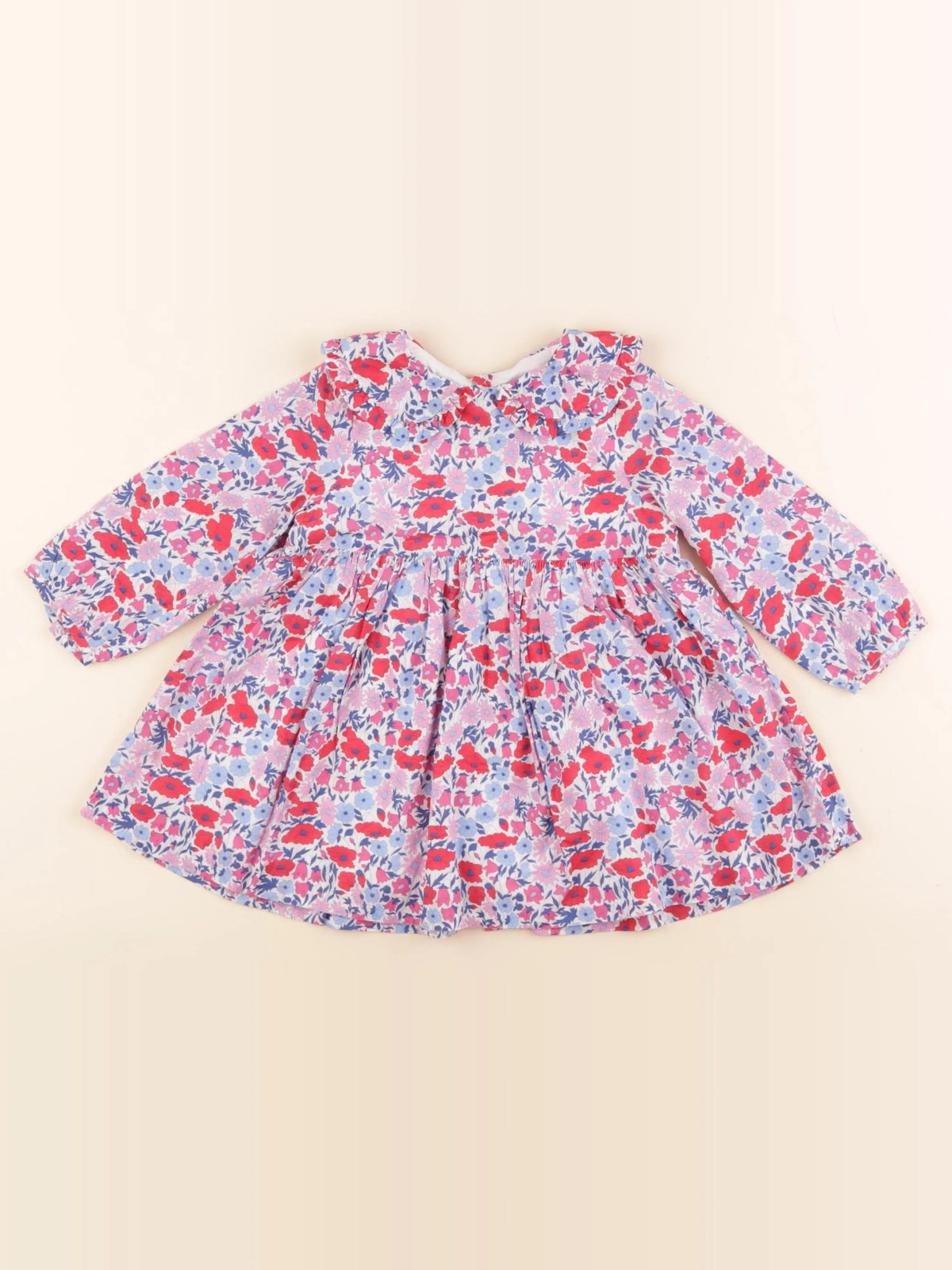 Jacadi - robe liberty multicolore - 18 mois