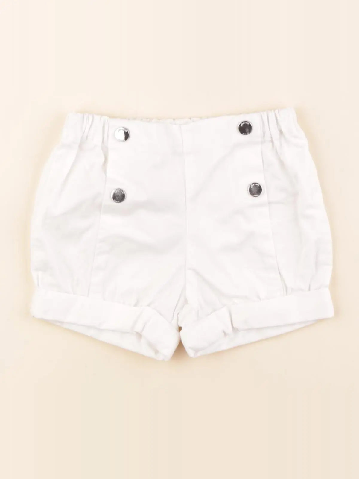 Jacadi - short blanc - 6 mois
