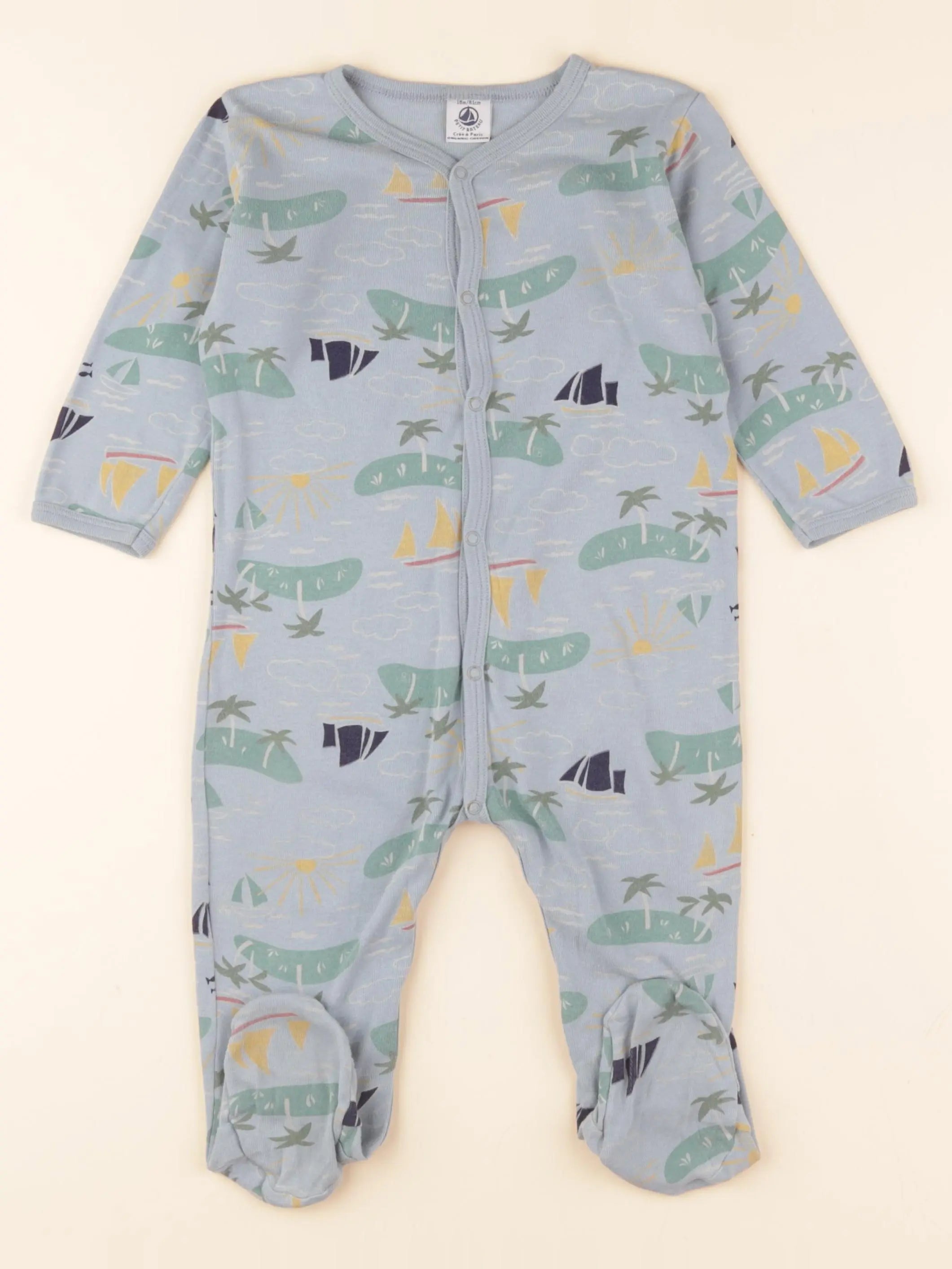 Pyjama coton bleu
