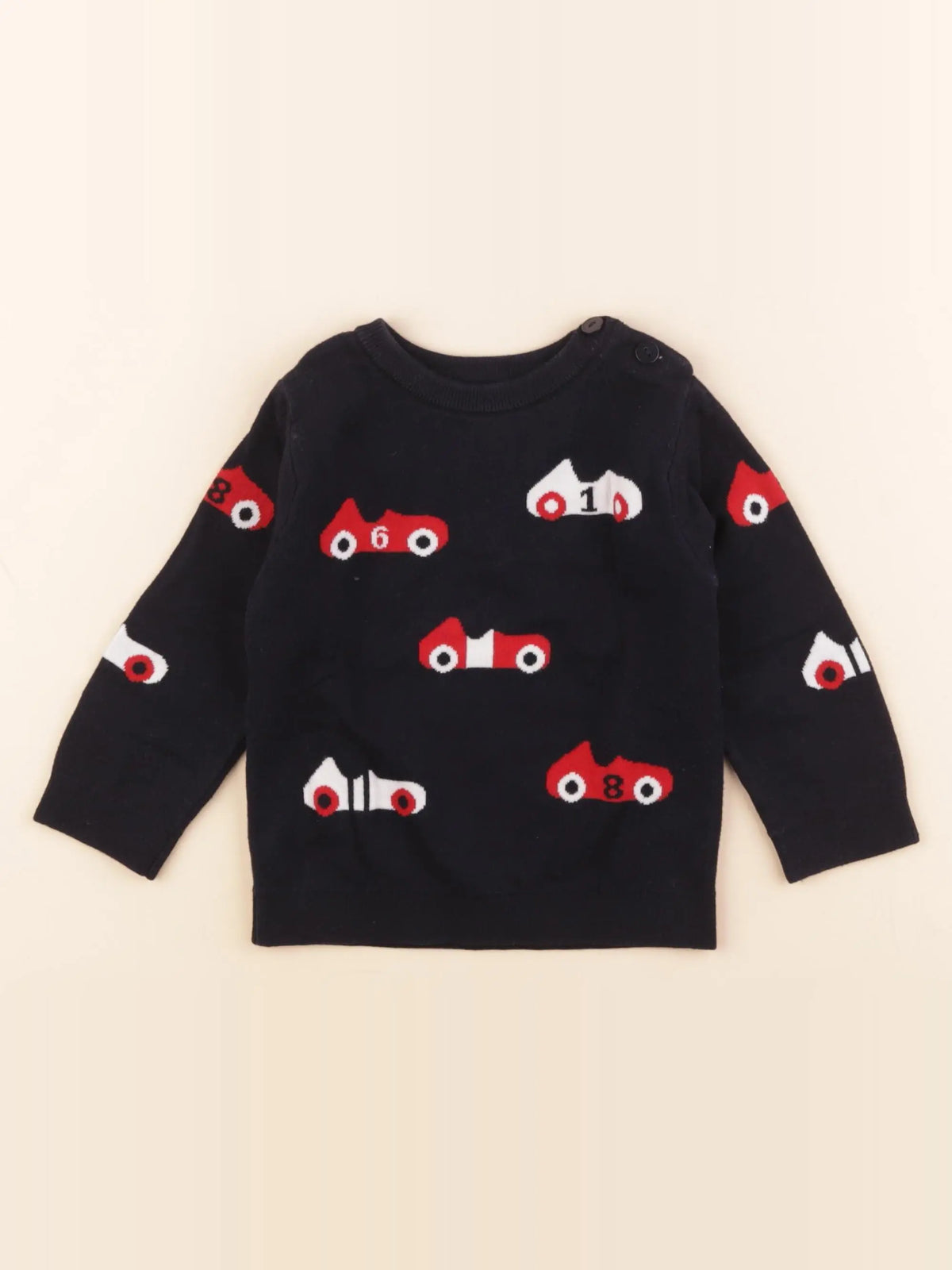 Jacadi - pull bleu - 24 mois