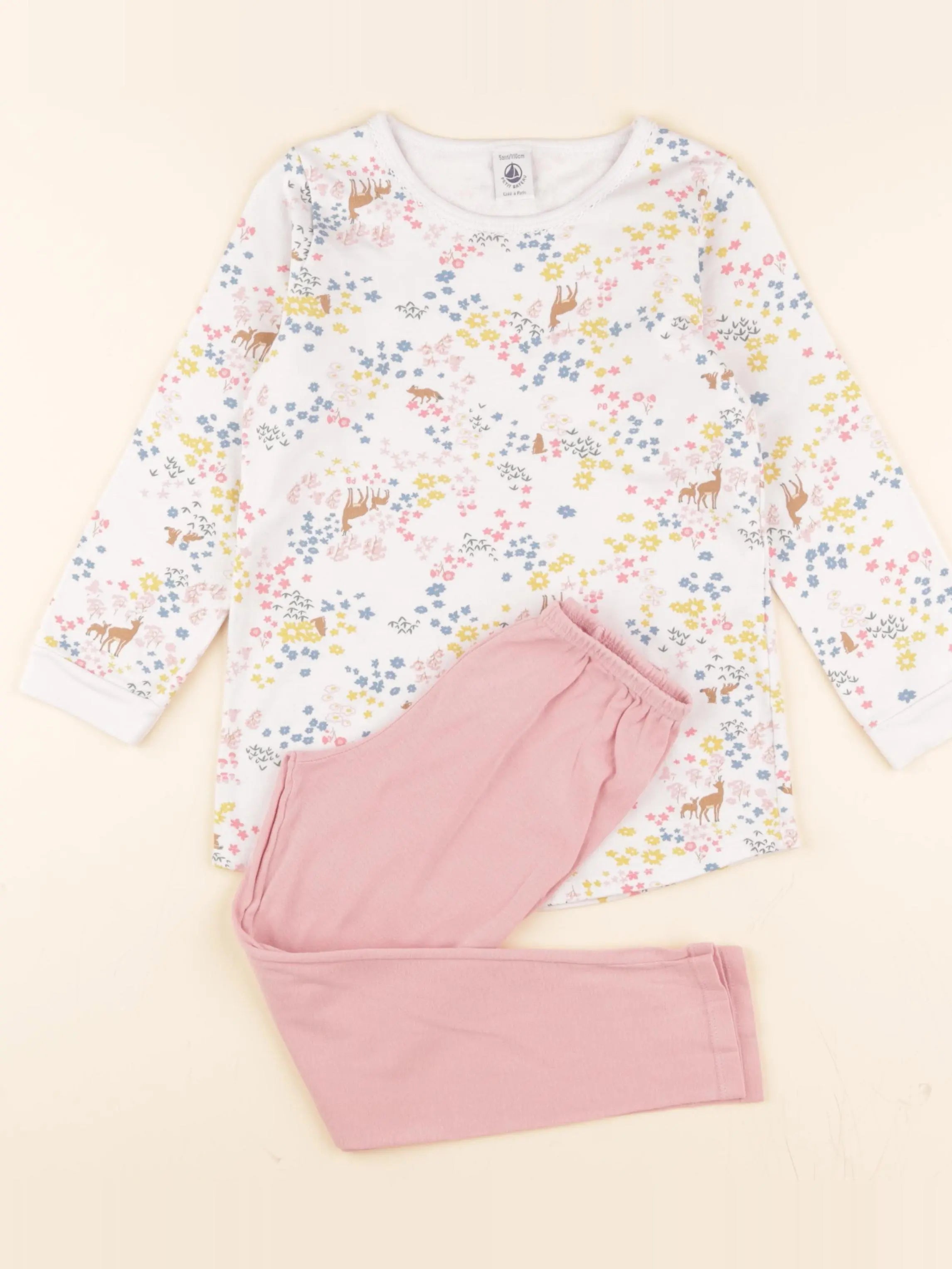 Pyjama coton rose