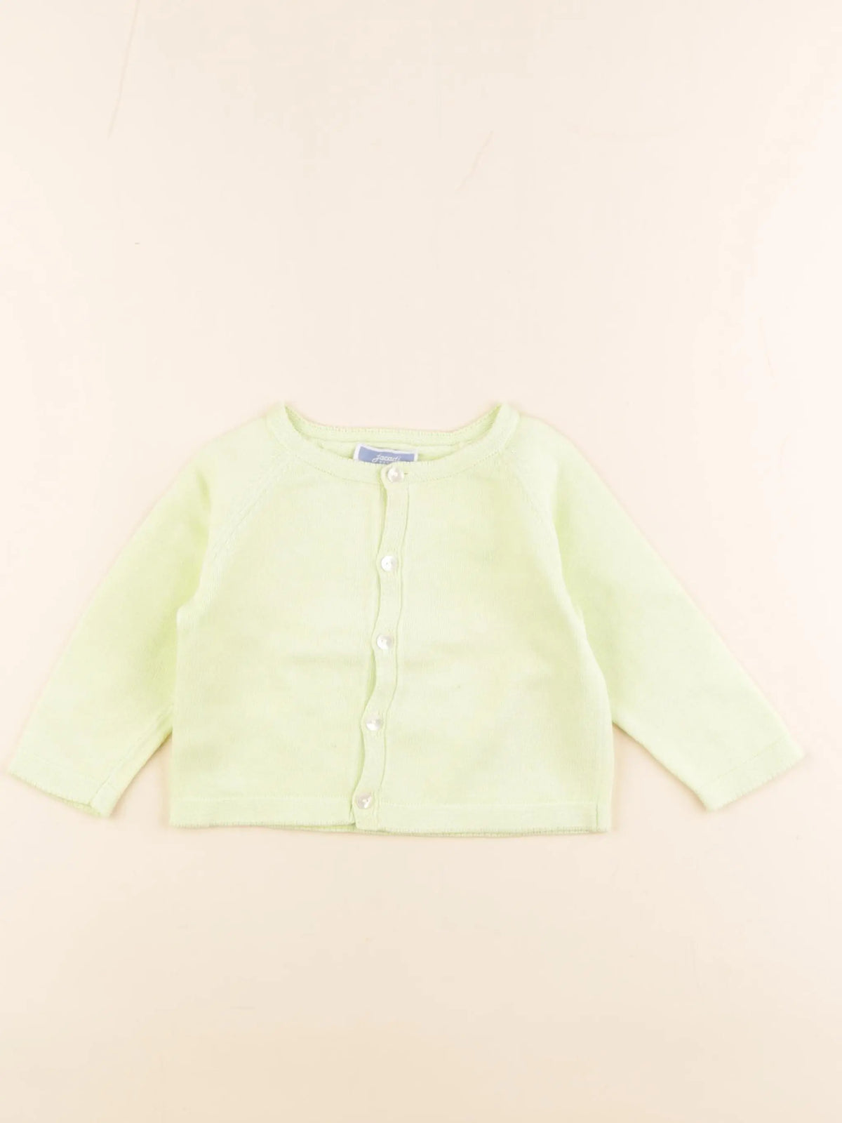 Jacadi - gilet vert - 12 mois
