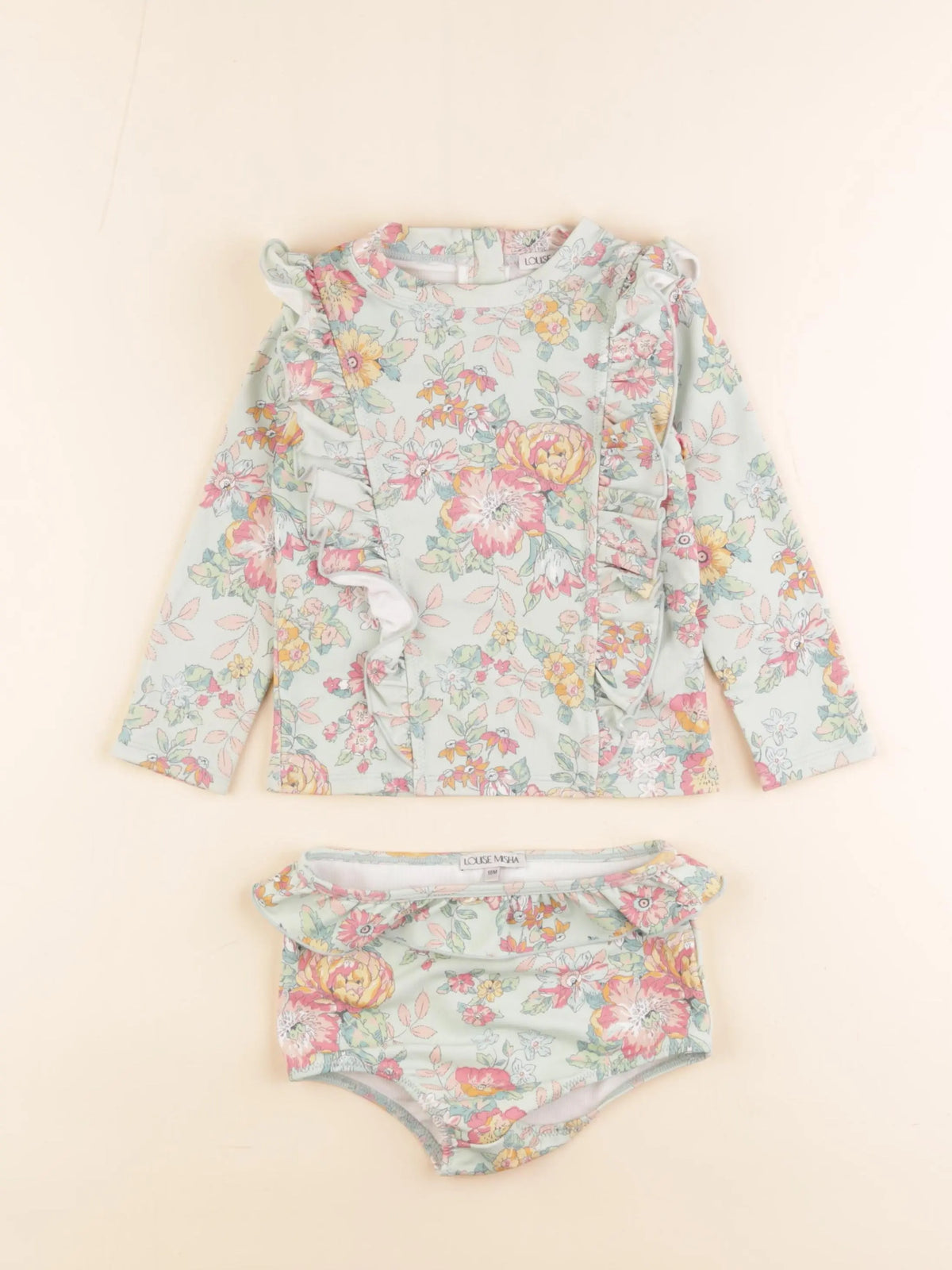 Louise Misha - ensemble de bain vert - 18 mois