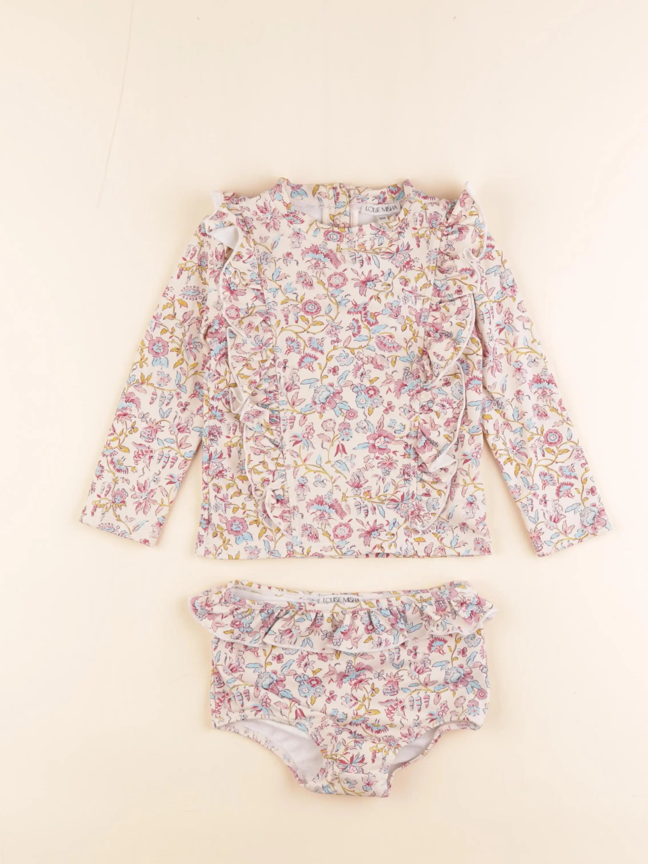 Louise Misha - ensemble de bain beige, multicolore - 18 mois