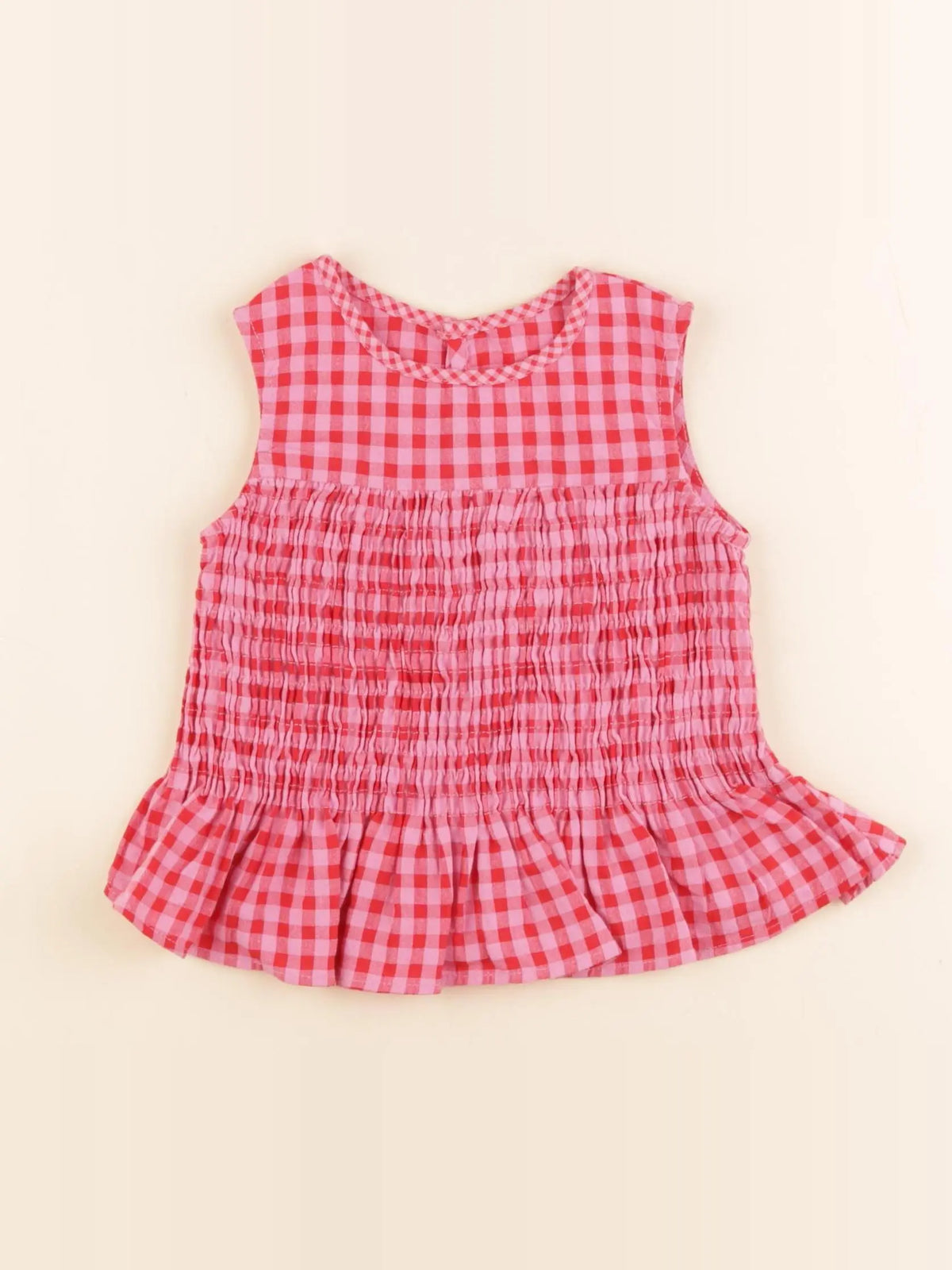 Zara - blouse rose, rouge - 2 ans