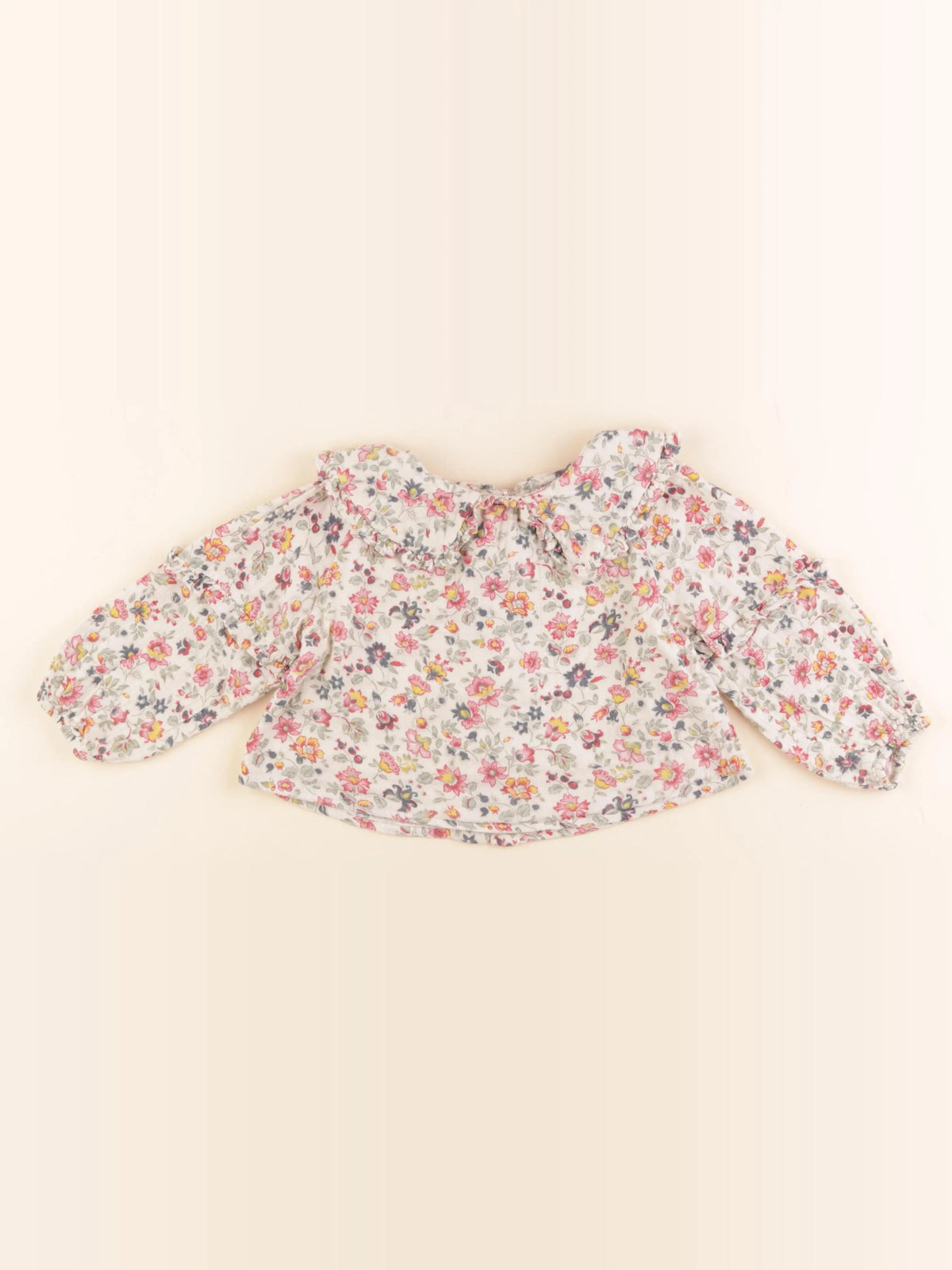 Louise Misha - blouse multicolore, beige - 18 mois