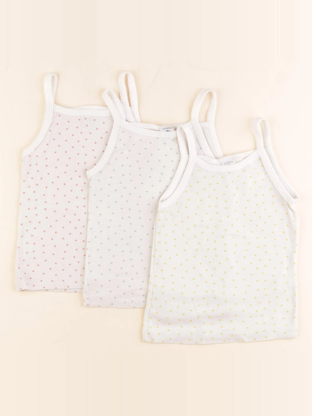 Petit Bateau - lot de 3 bodies en coton multicolore - 2 ans