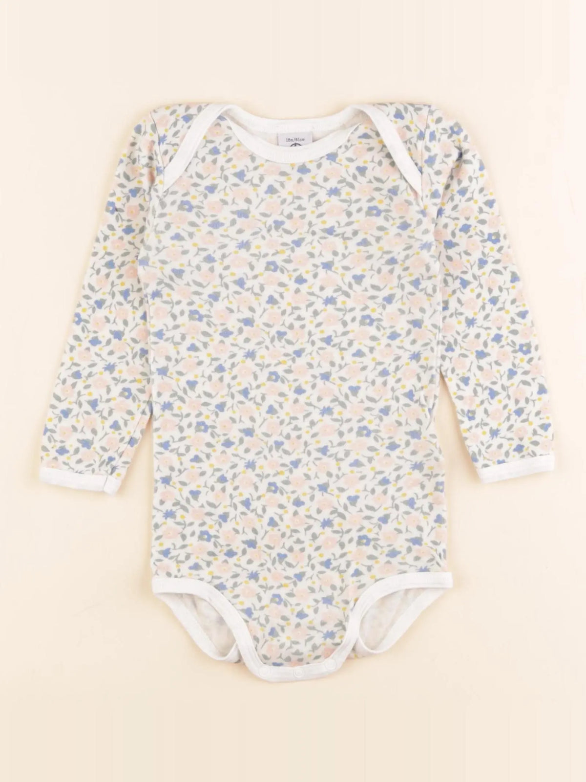 Petit Bateau - body multicolore - 18 mois