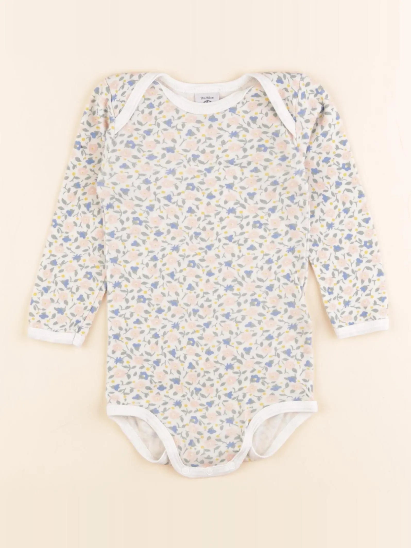 Petit Bateau - body multicolore - 18 mois