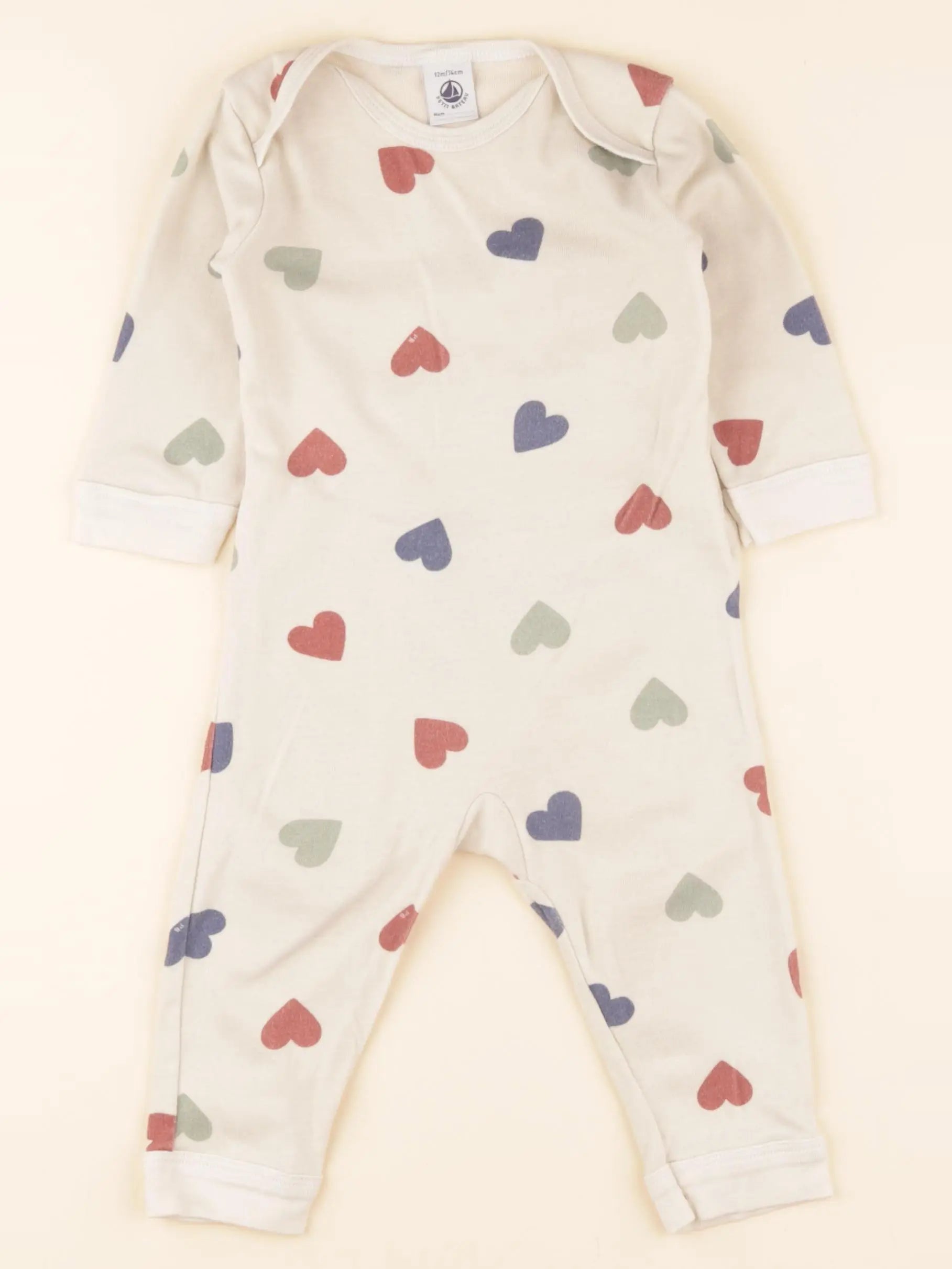 Pyjama coton beige