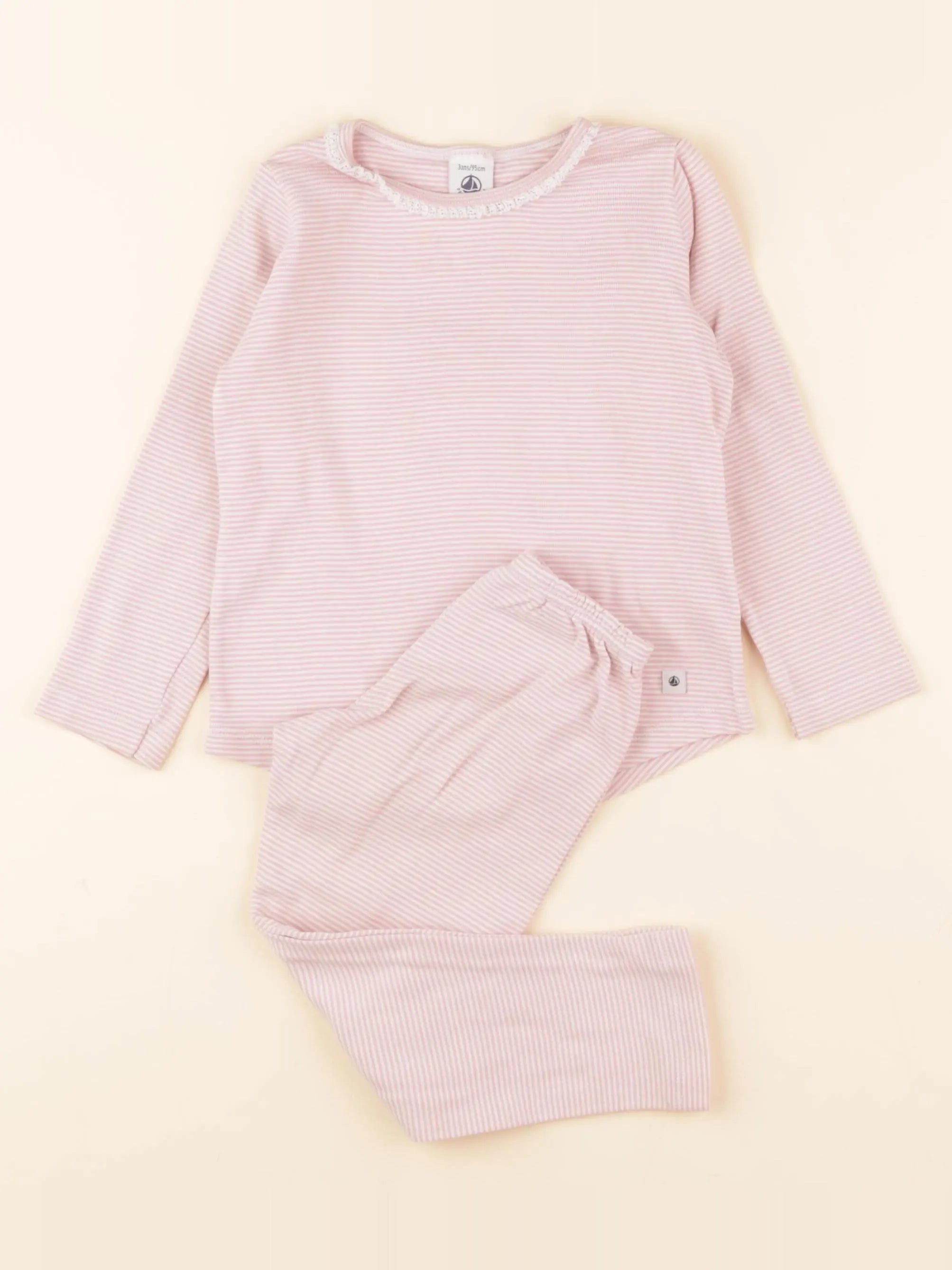 Pyjama coton rose