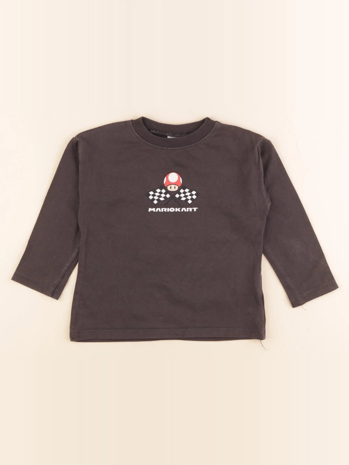 Zara - tee-shirt imprimé au dos gris - 3 ans