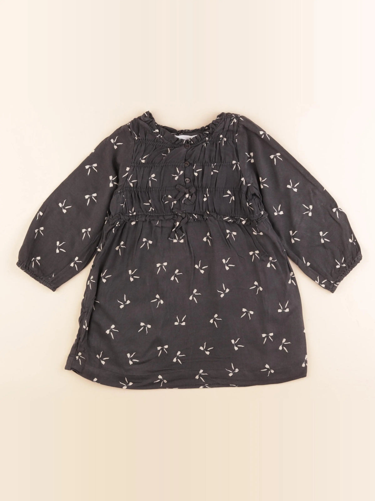 Zara - robe gris - 4 ans