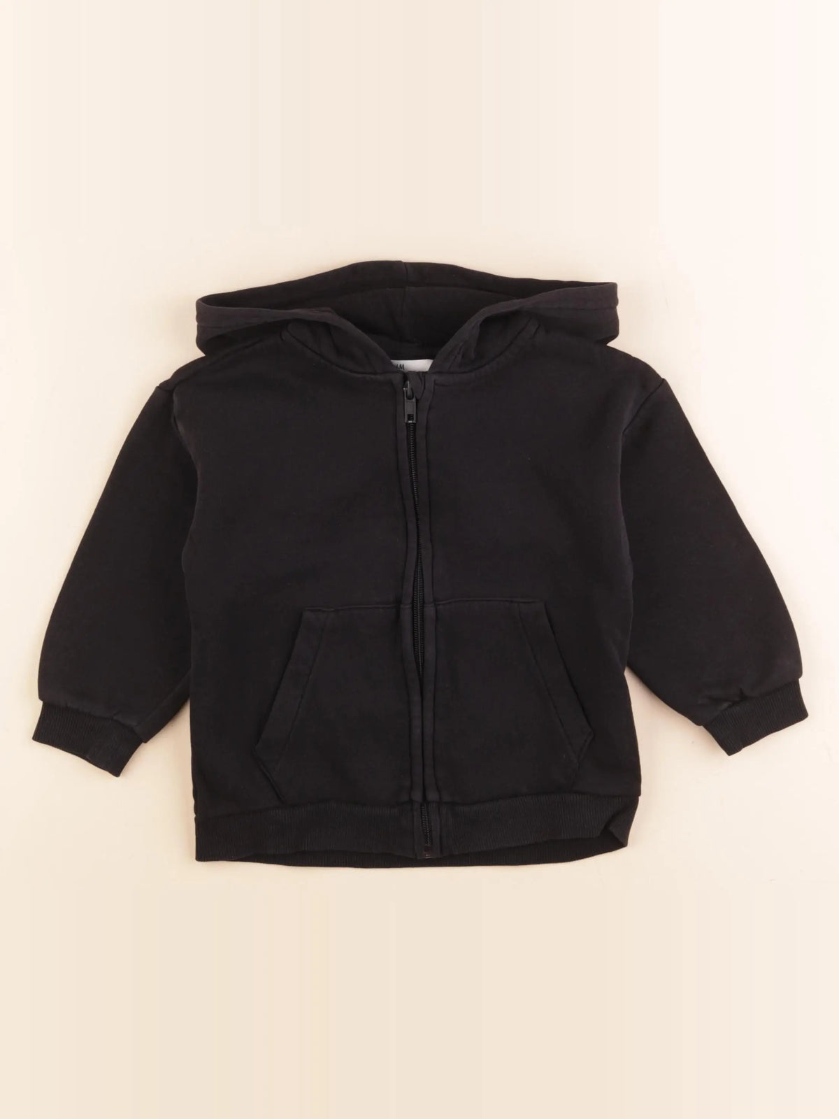 H&M - sweat noir - 2/4 ans