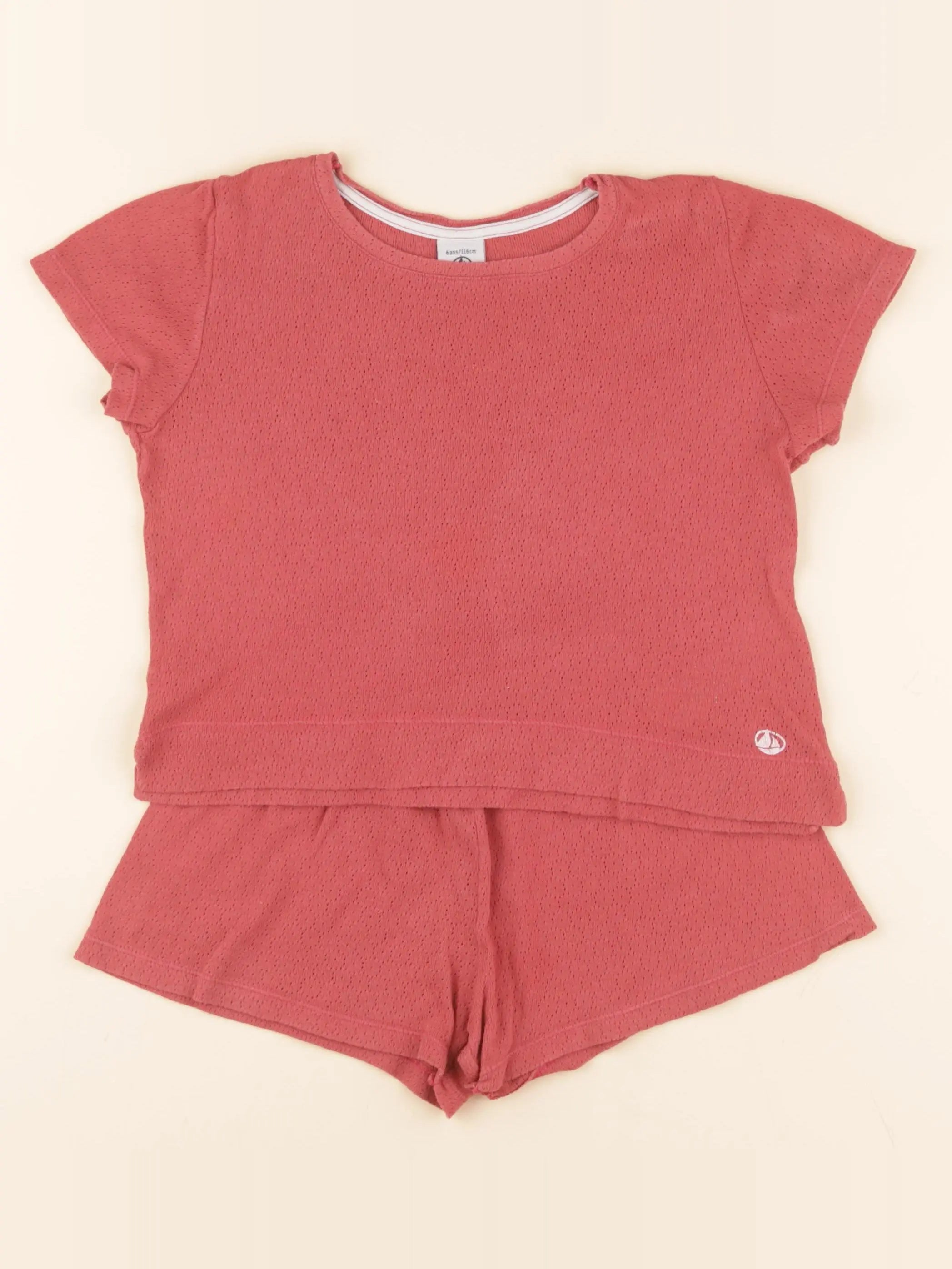 Pyjama coton rose