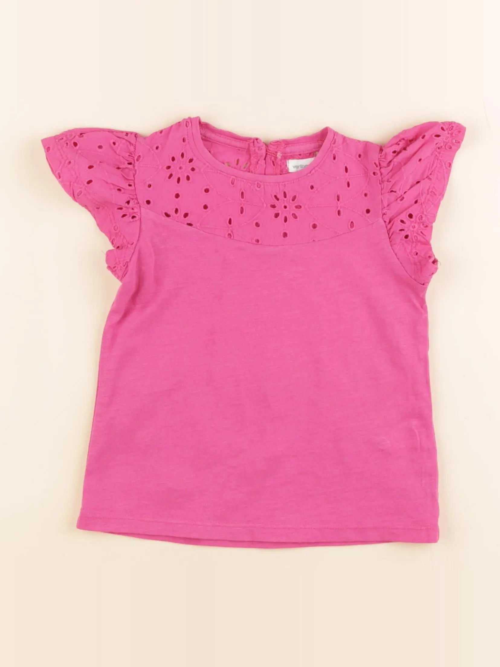 Vertbaudet - tee-shirt rose - 3 ans