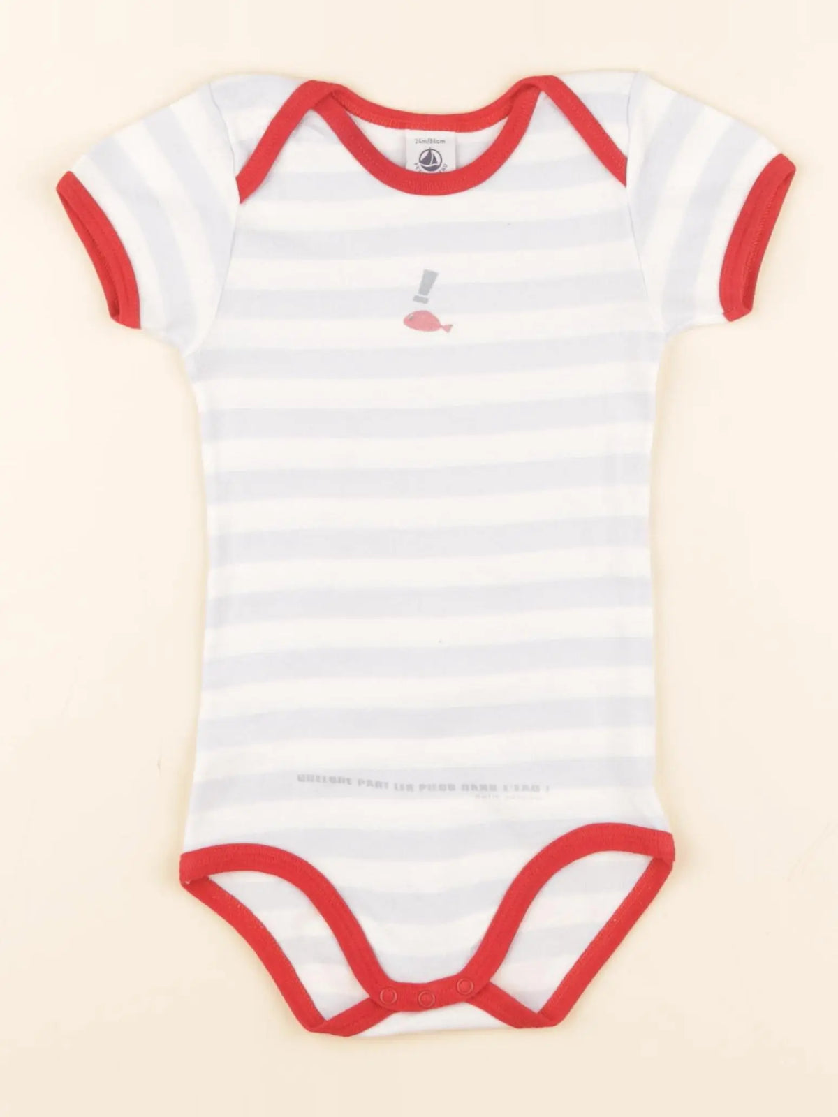Body blanc, bleu