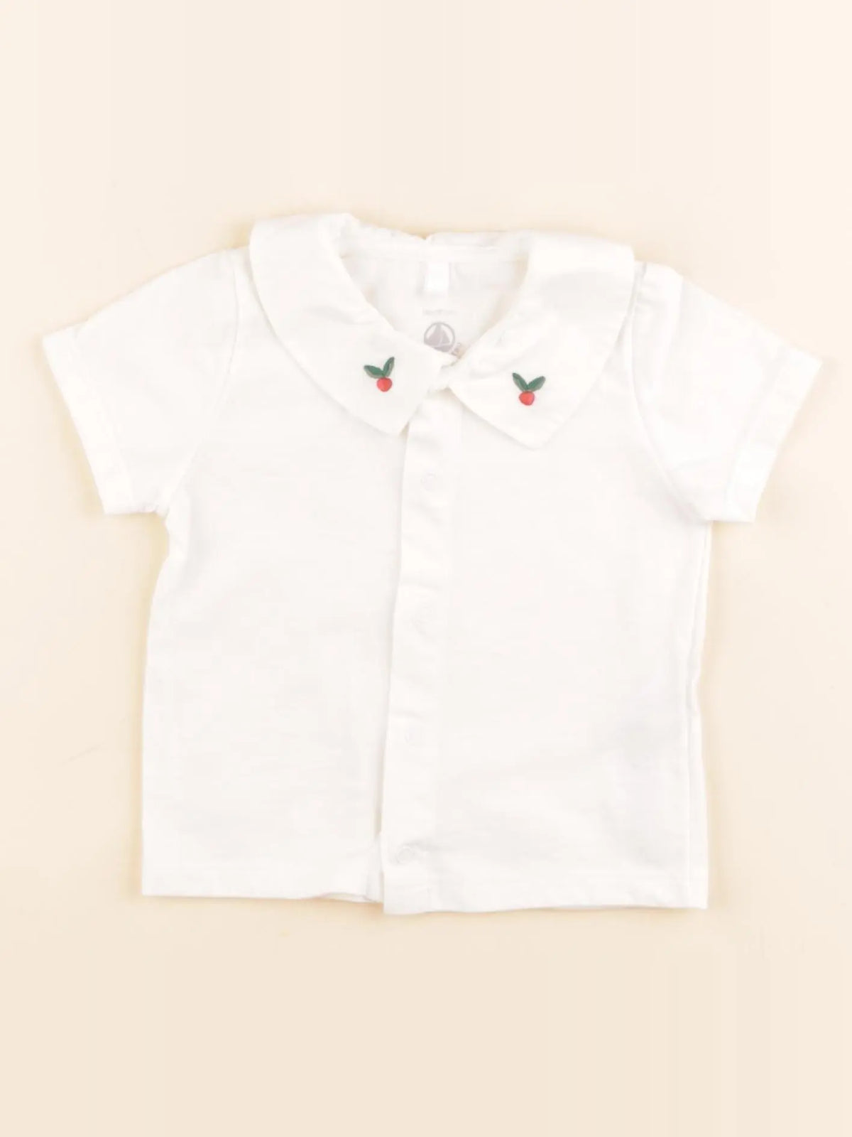 Petit Bateau - tee-shirt blanc - 18 mois