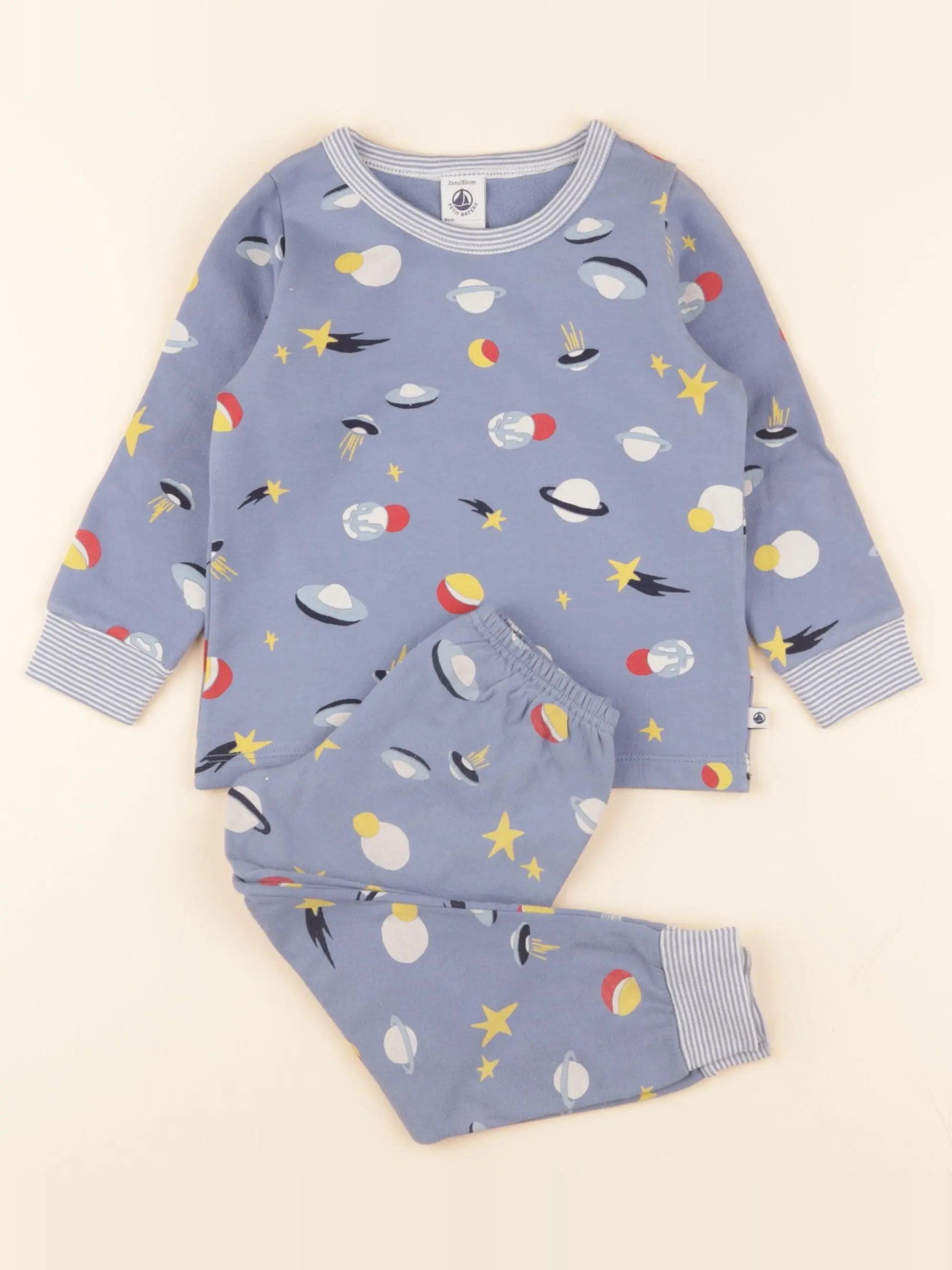 Pyjama coton bleu
