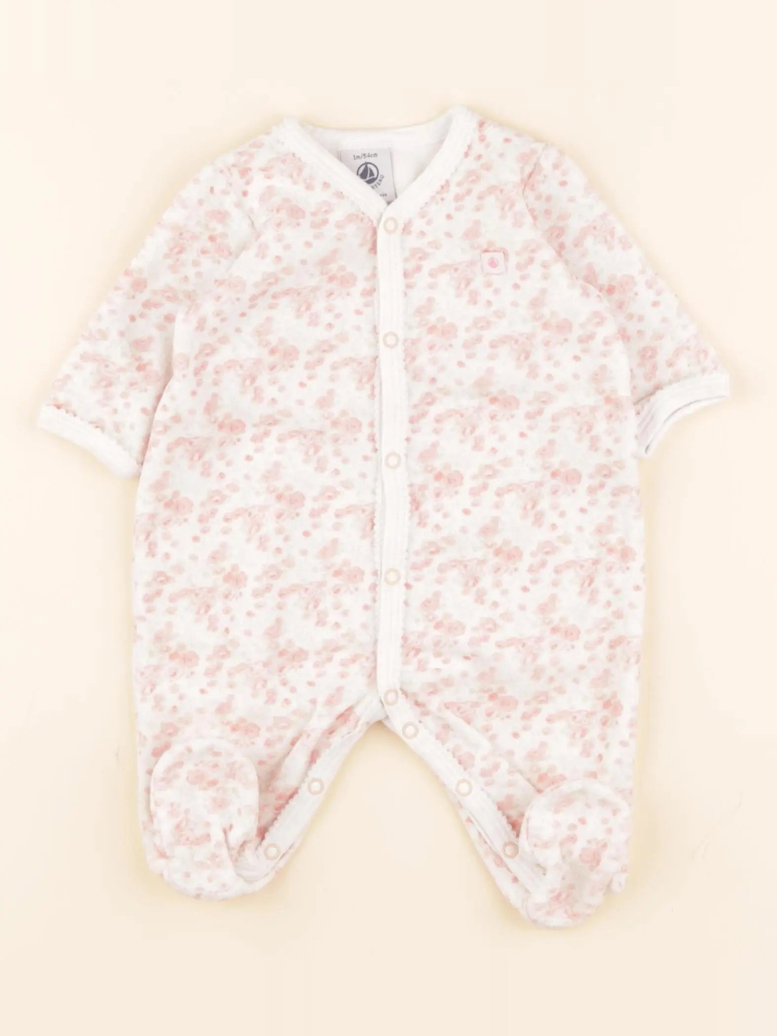 Pyjama velours blanc