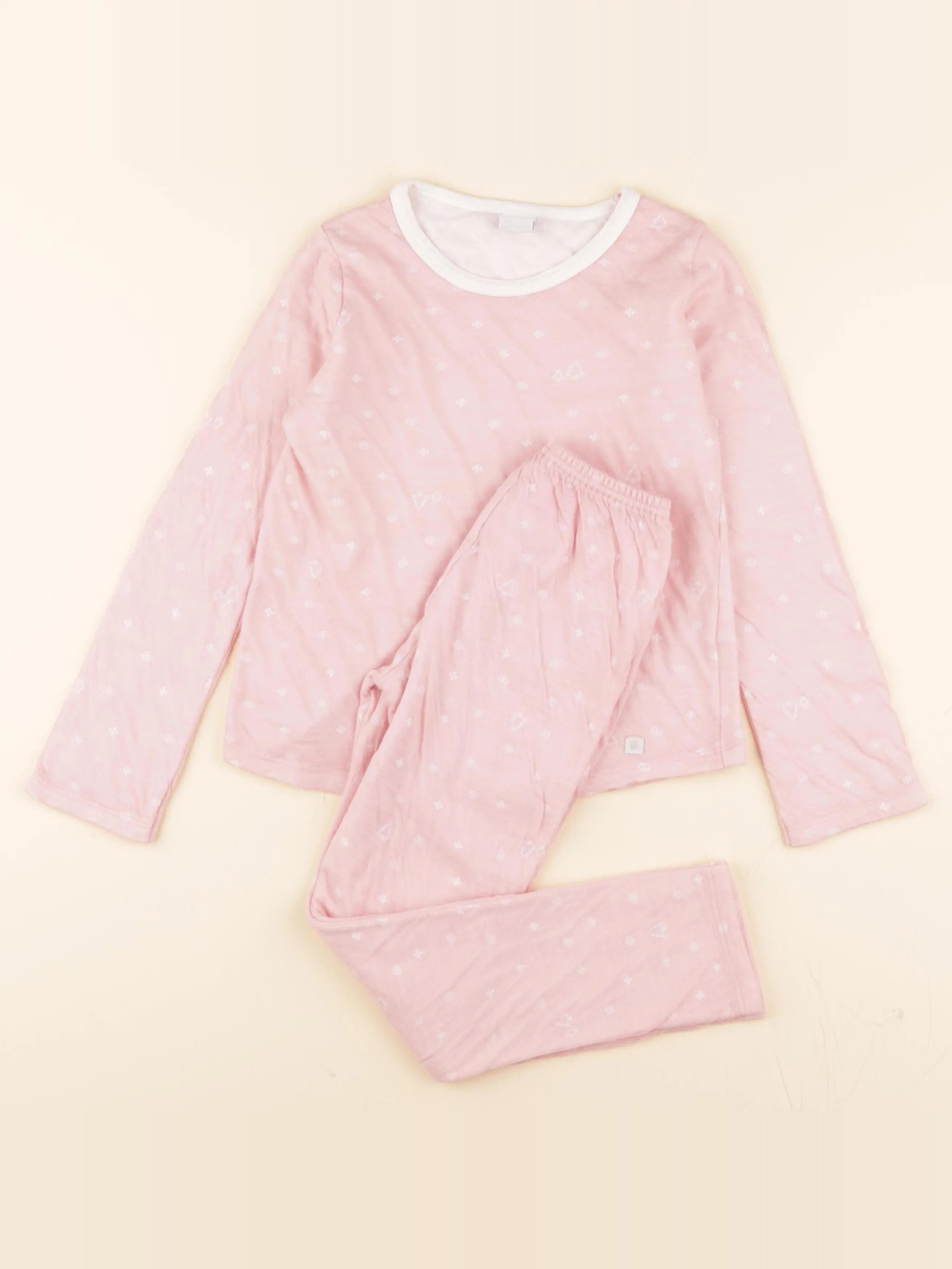 Pyjama coton rose