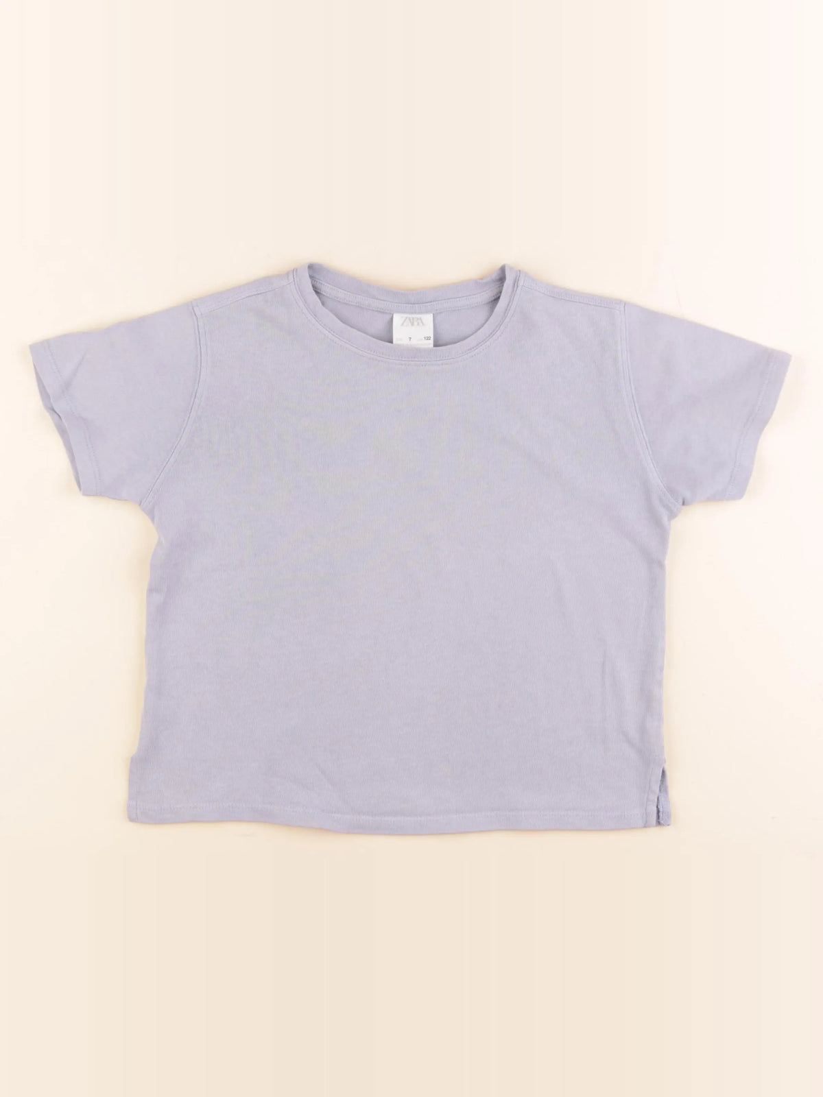 Zara - tee-shirt bleu - 7 ans