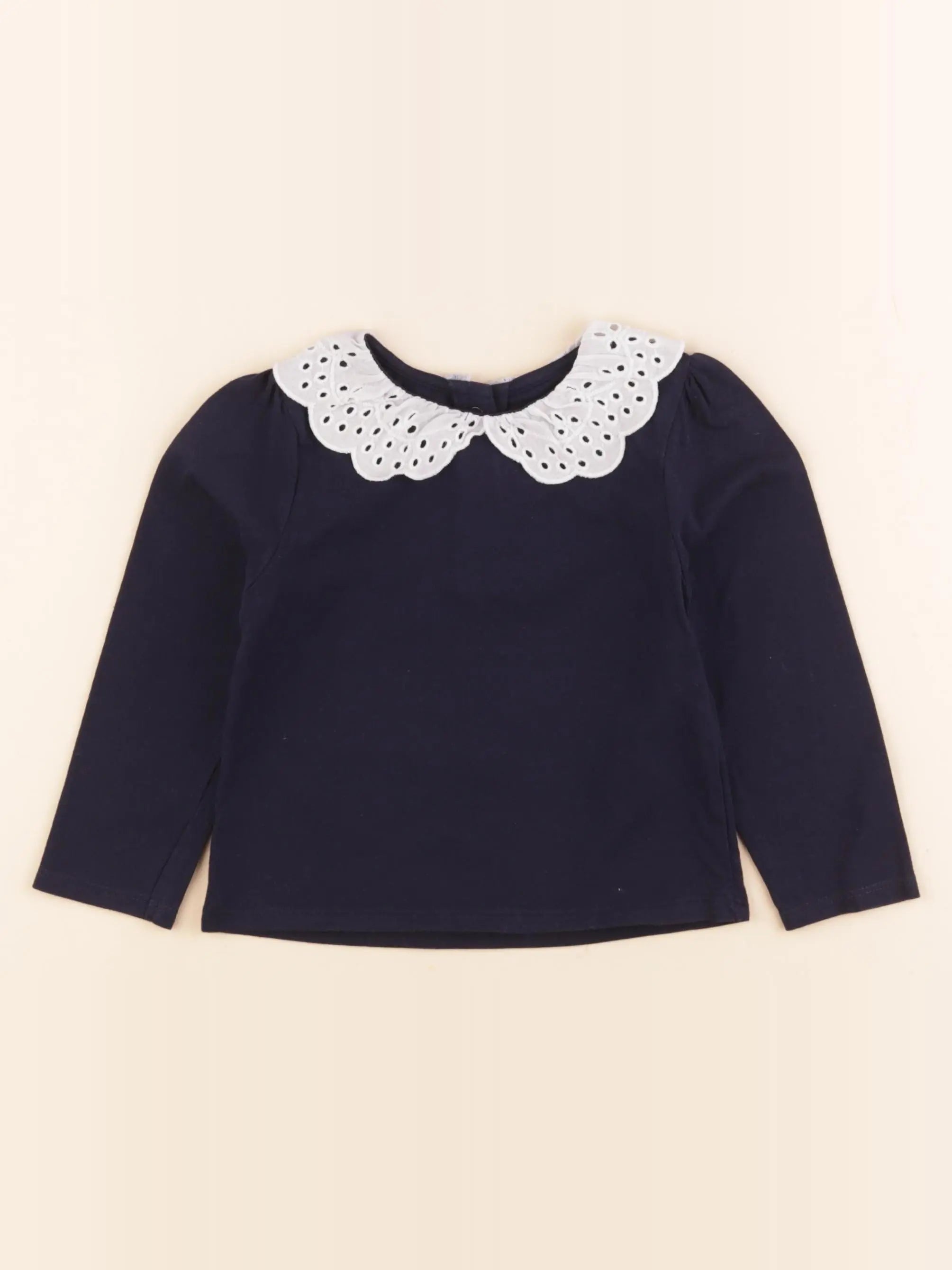 Vertbaudet - tee-shirt bleu - 2 ans