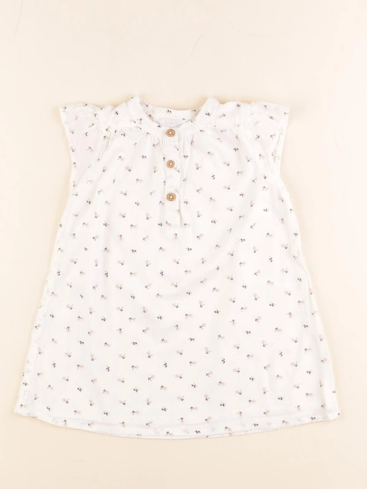 Cadet Rousselle - robe beige - 12 mois