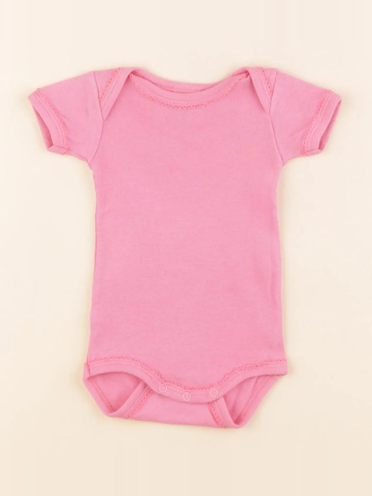 Petit Bateau - body rose - 1 mois