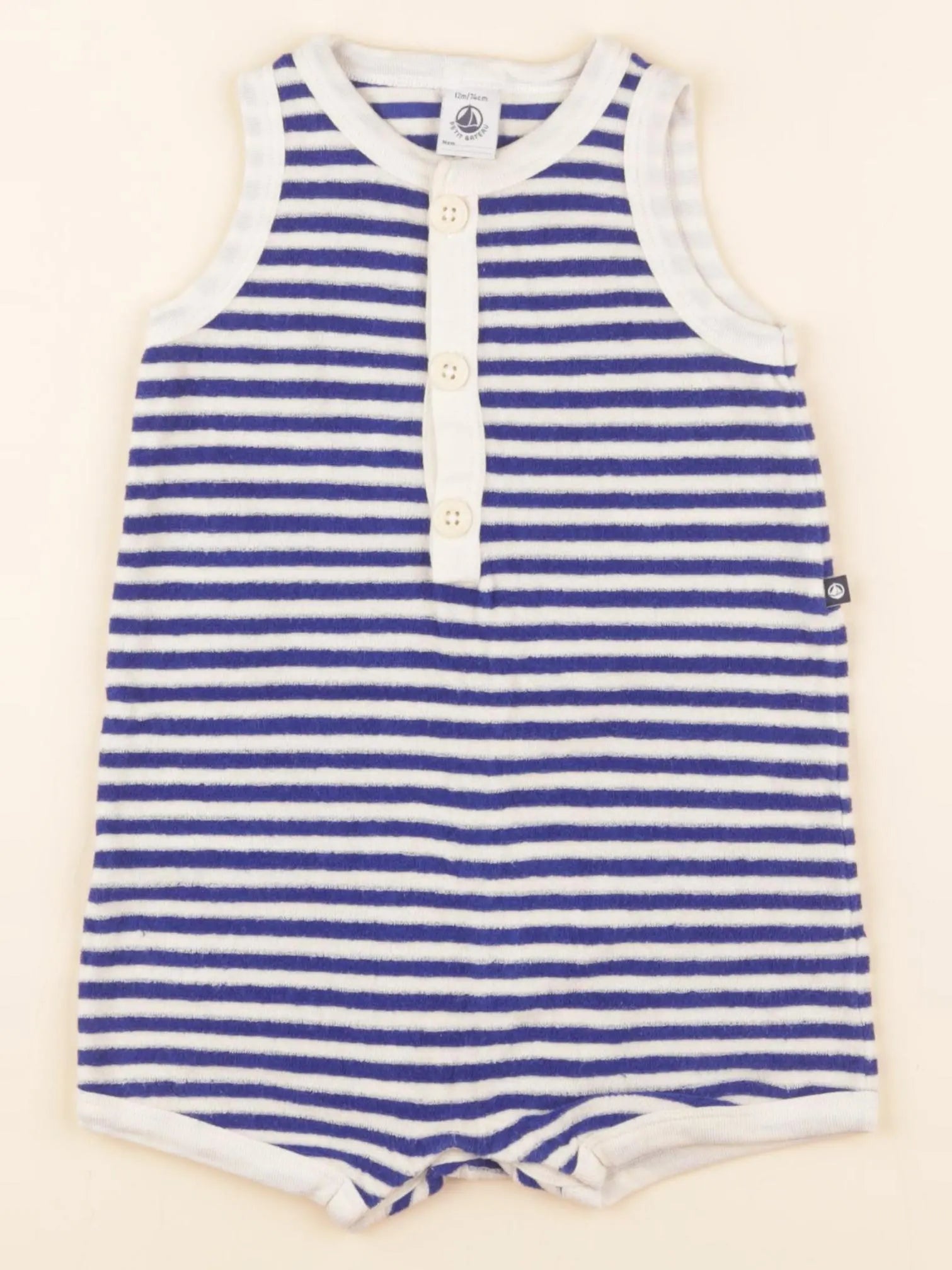 Combinaison bleu, blanc