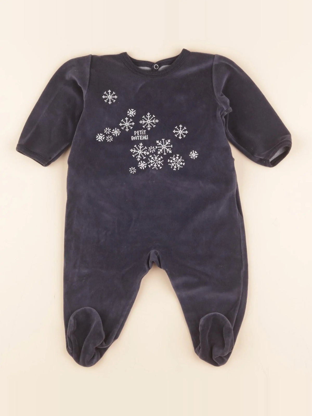 Pyjama velours bleu