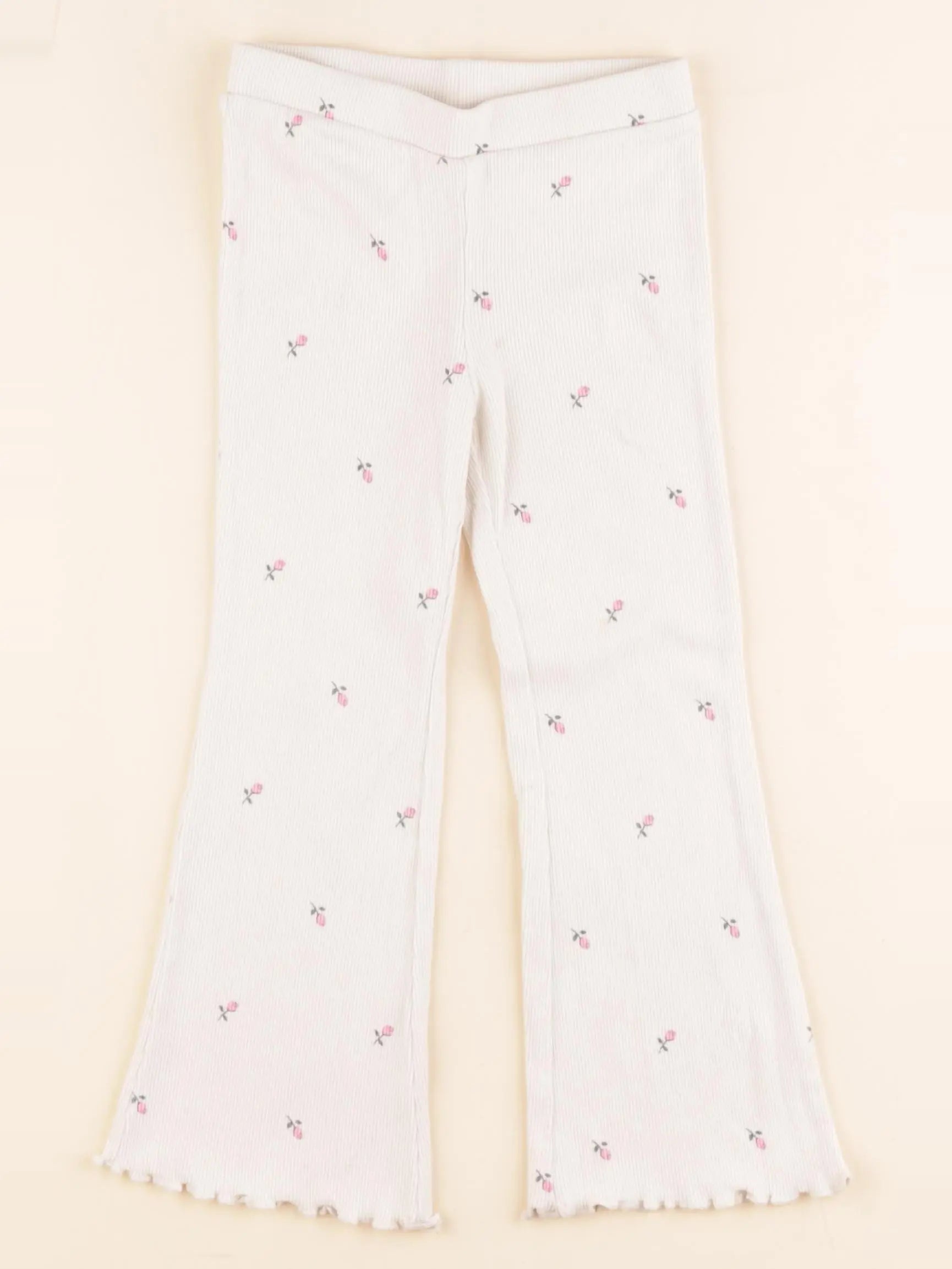 H&M - legging blanc - 2/3 ans