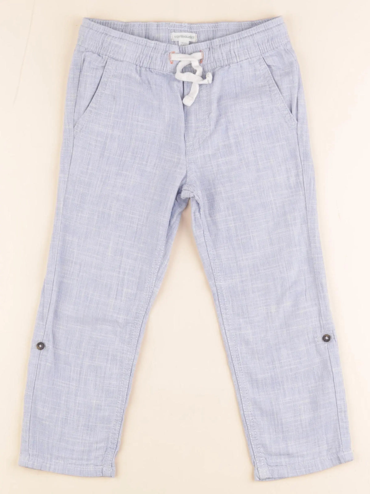 Vertbaudet - pantalon bleu - 4 ans