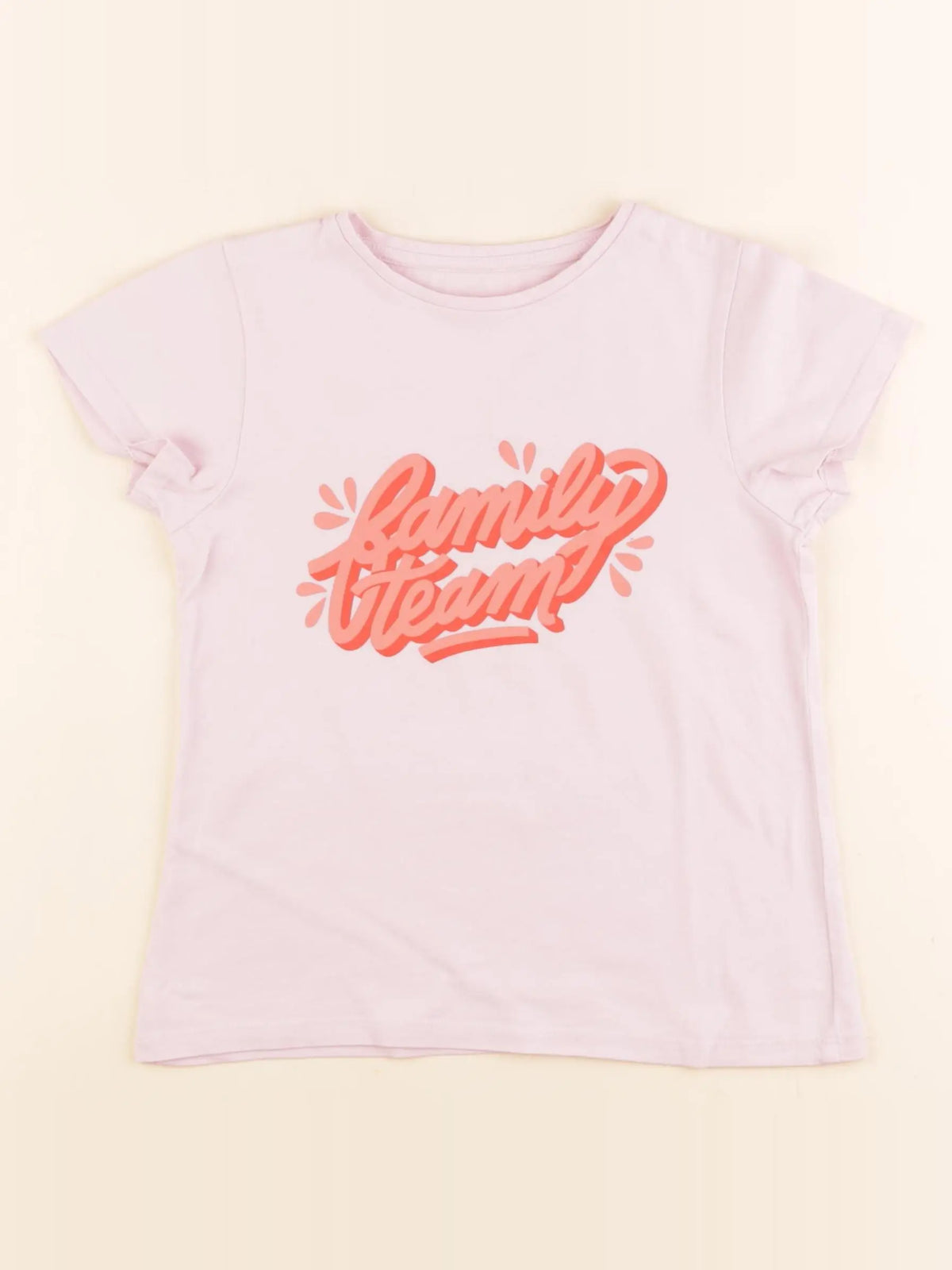 Vertbaudet - tee-shirt rose - 6 ans