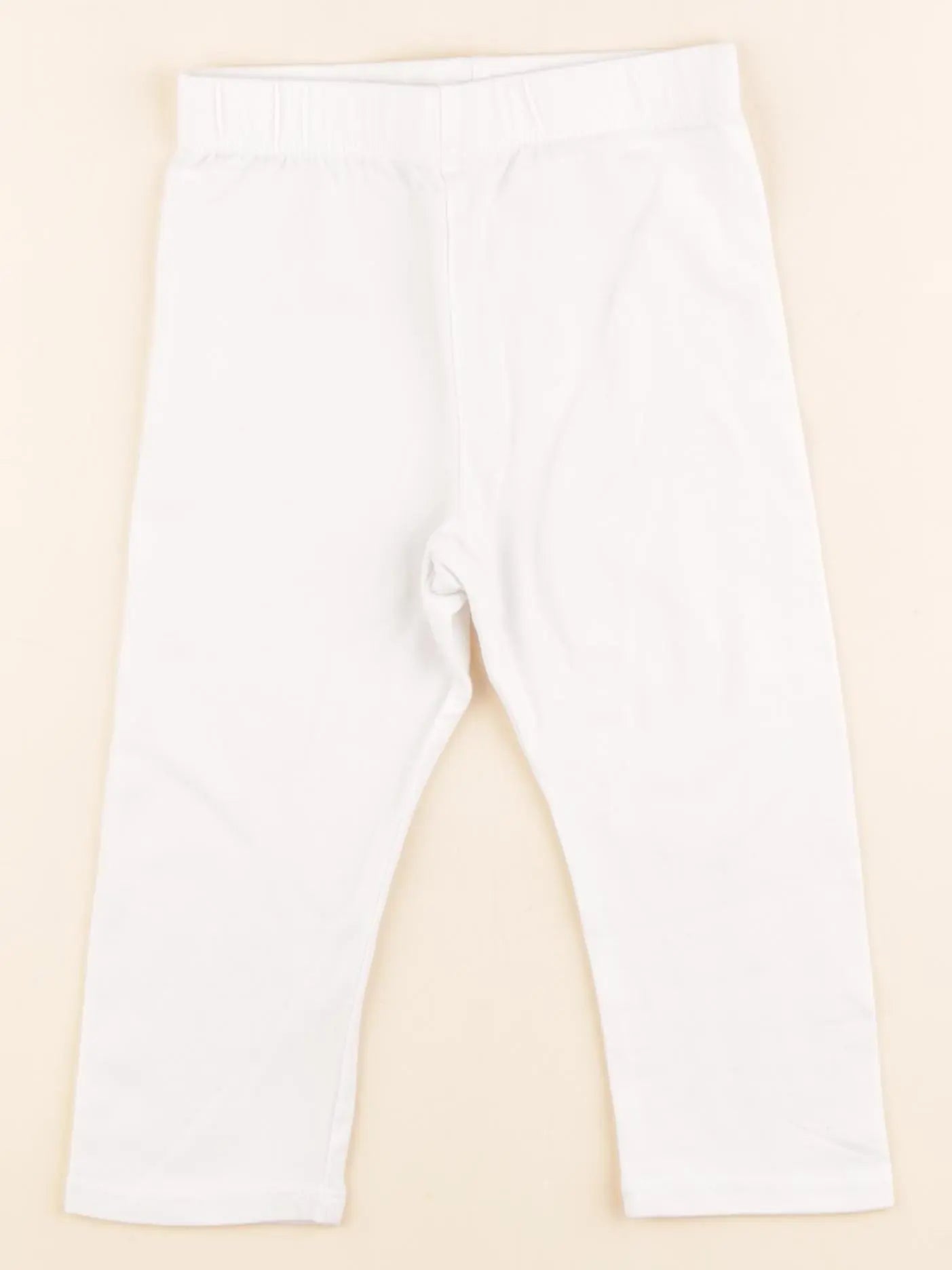 Vertbaudet - legging court blanc - 6 ans