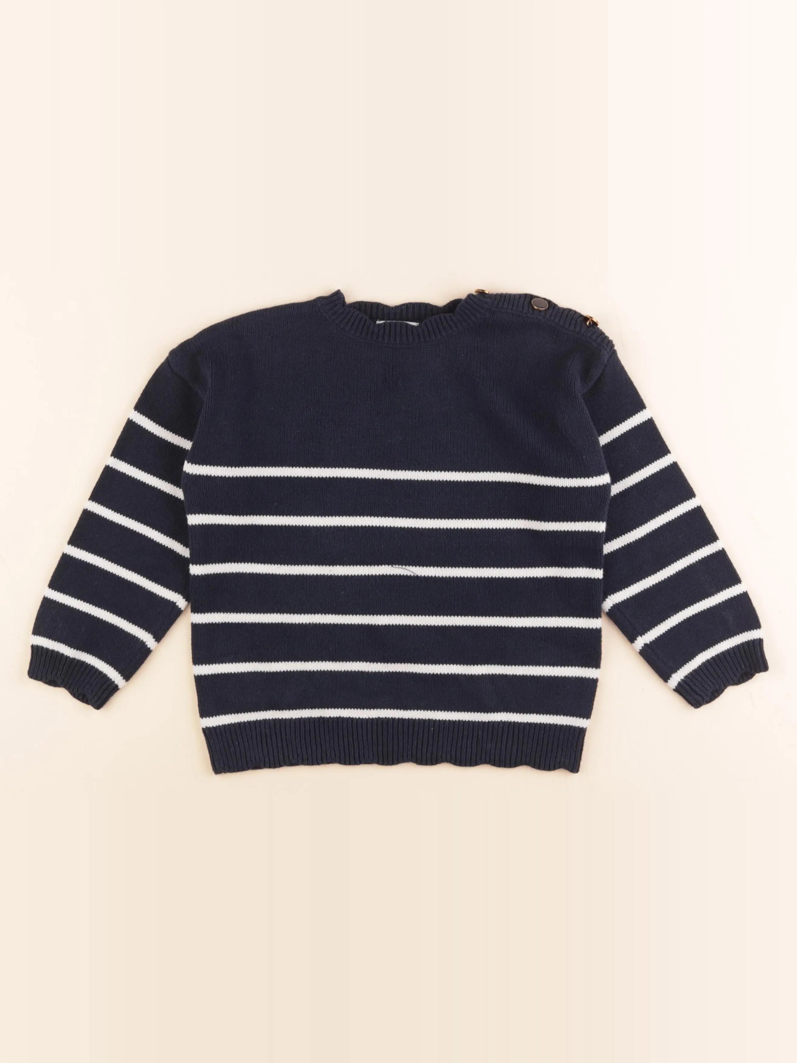 Vertbaudet - pull bleu - 6 ans