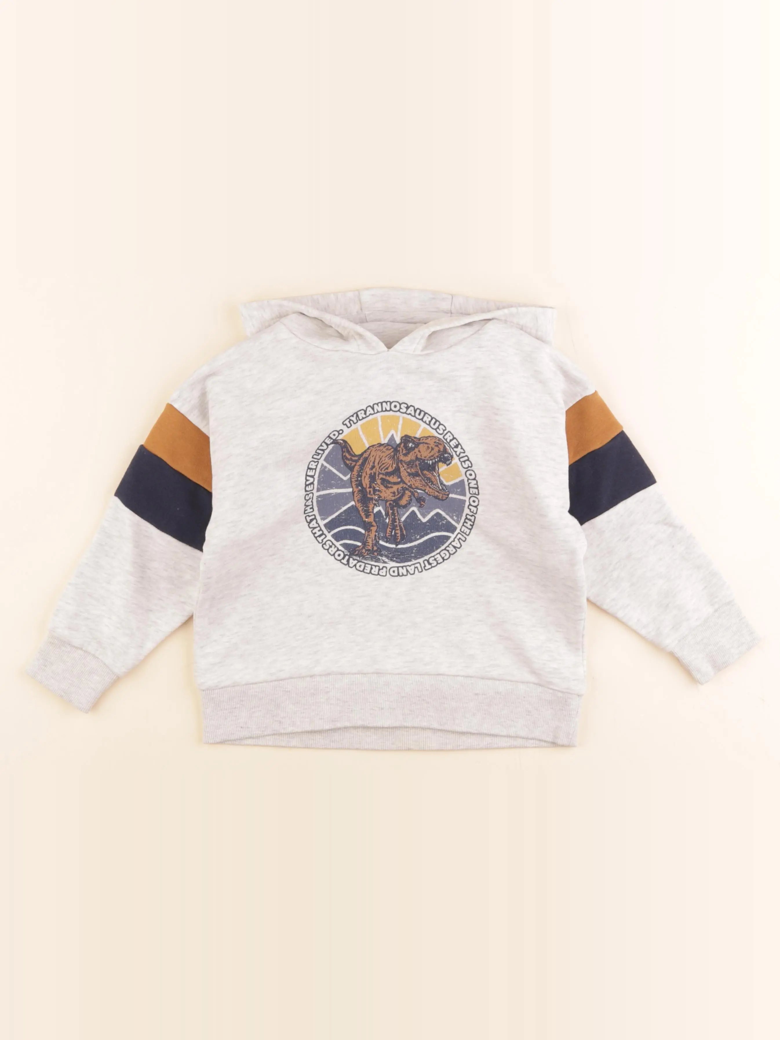 Vertbaudet - sweat gris - 4 ans