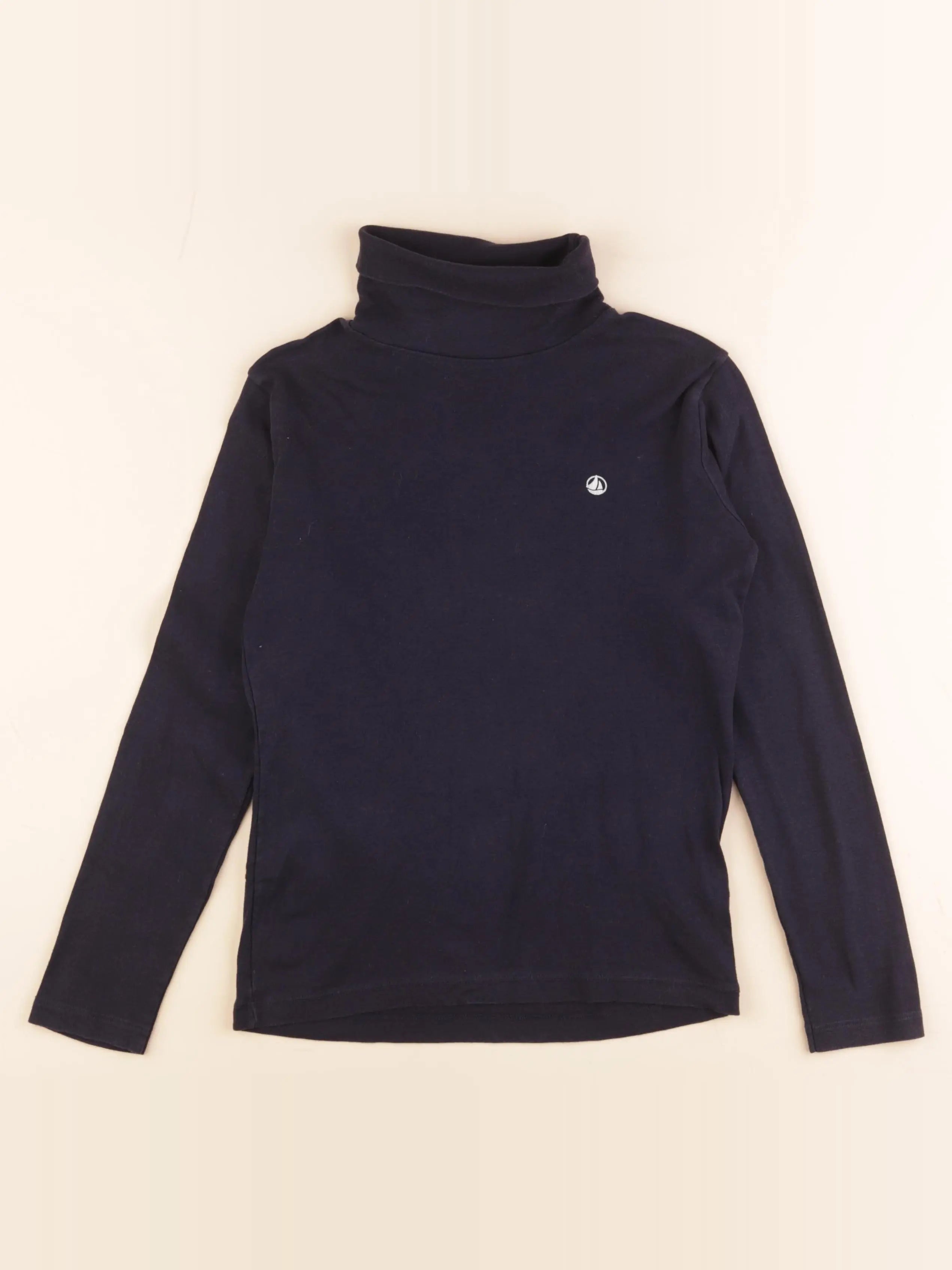 Petit Bateau - sous-pull bleu - 10 ans