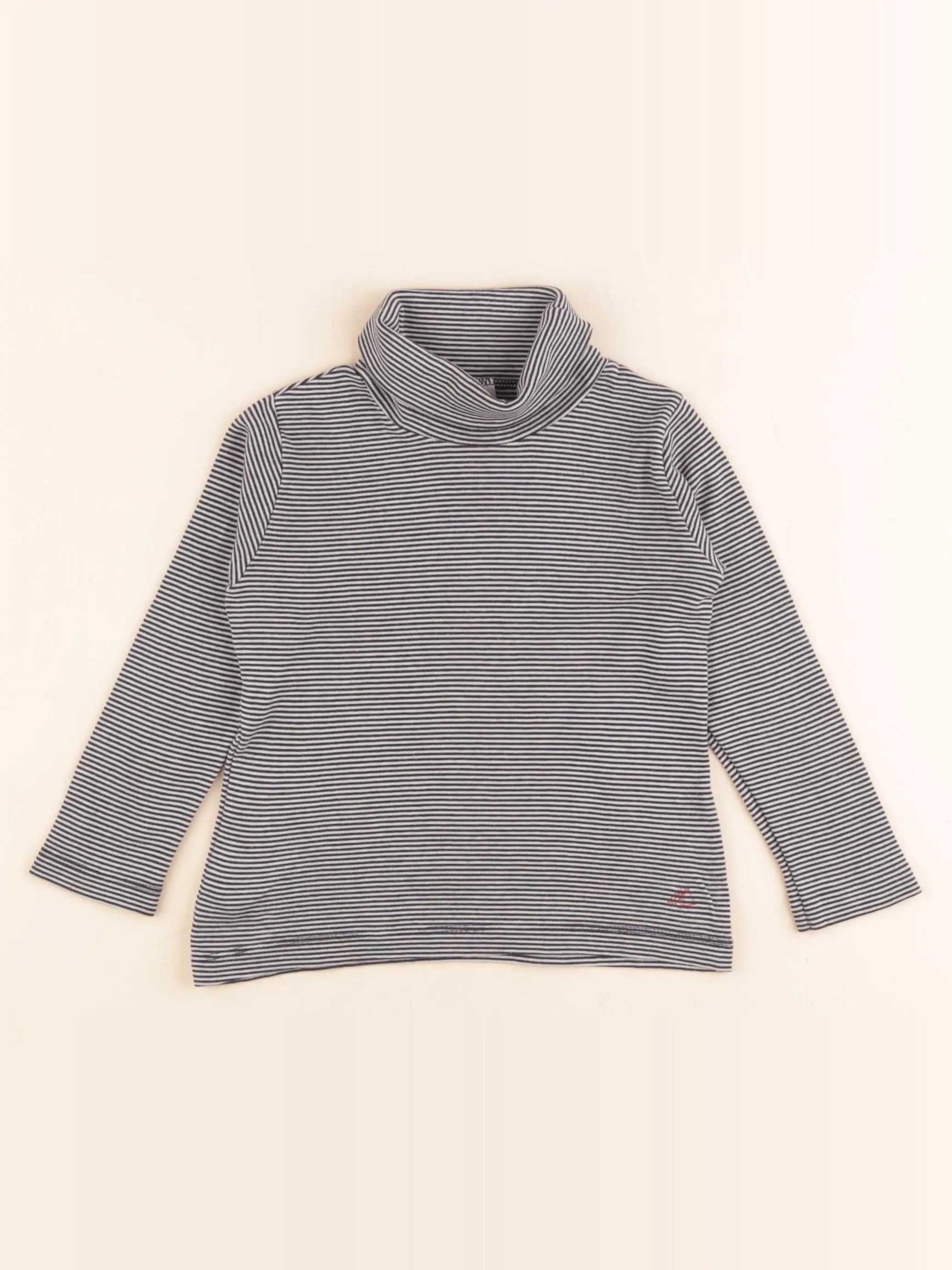 Petit Bateau - sous-pull bleu - 3 ans