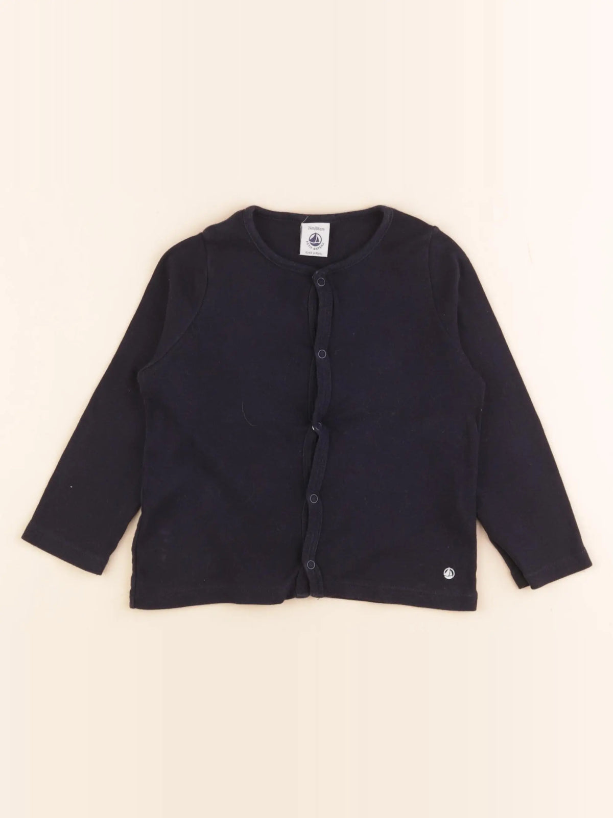 Petit Bateau - tee-shirt bleu - 24 mois