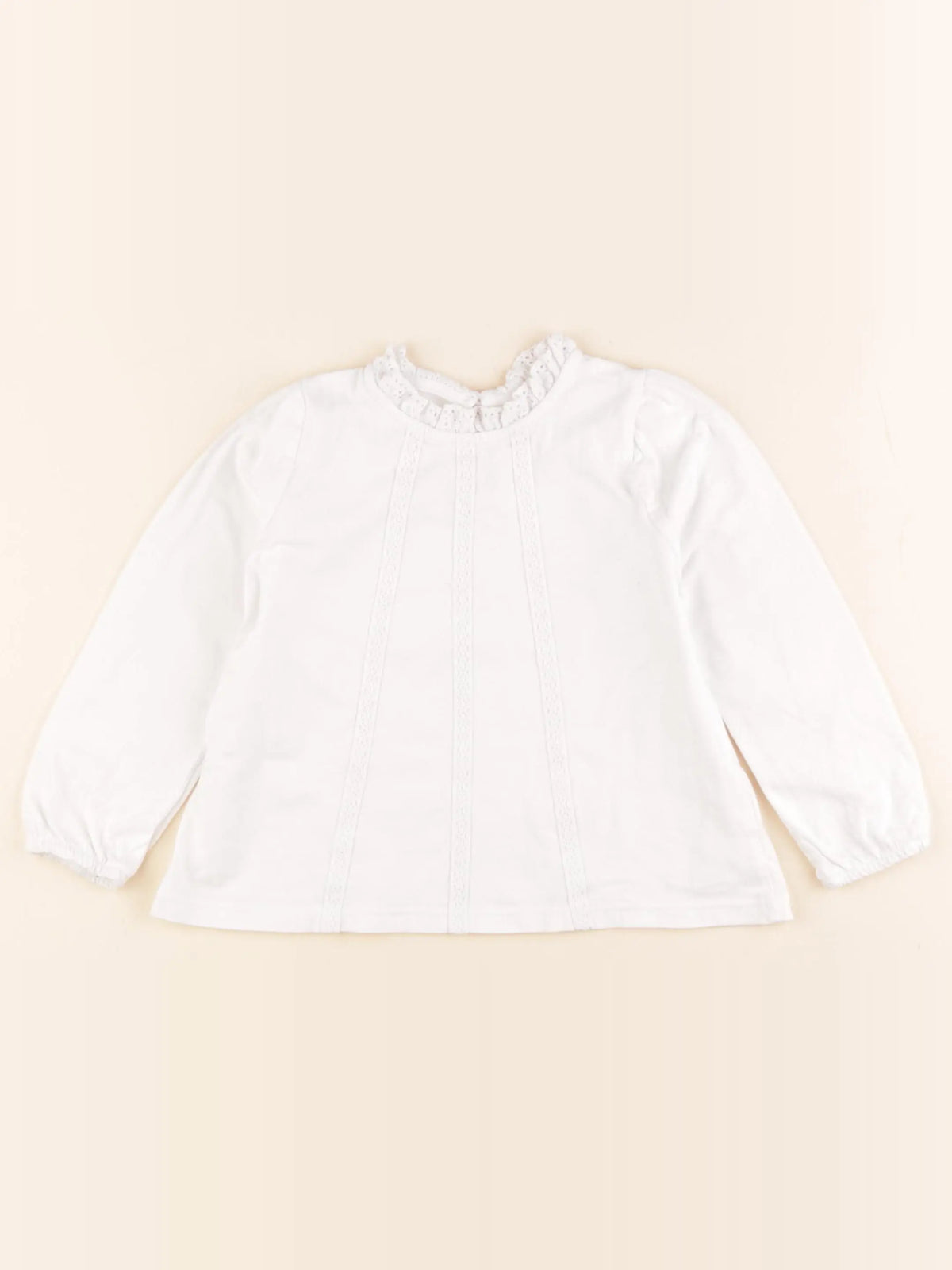 Vertbaudet - tee-shirt blanc - 2 ans